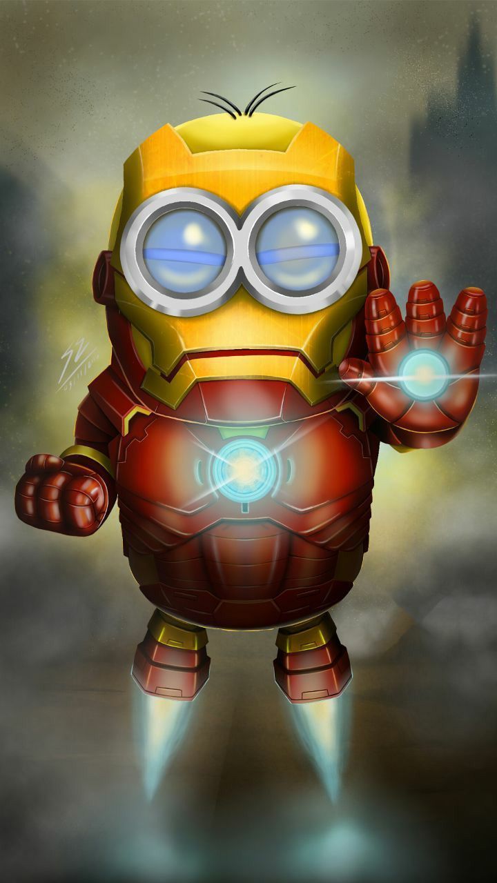720x1280 Deadpool minion. Spiderman minion drawing, Iron man rolling eyes, Minions 4k wallpaper