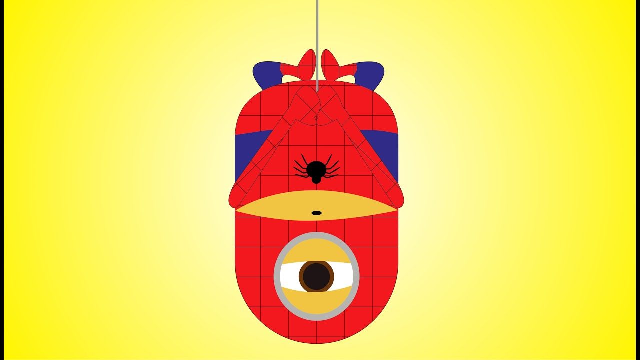 1280x720 how to draw a spiderman minion using coreldraw