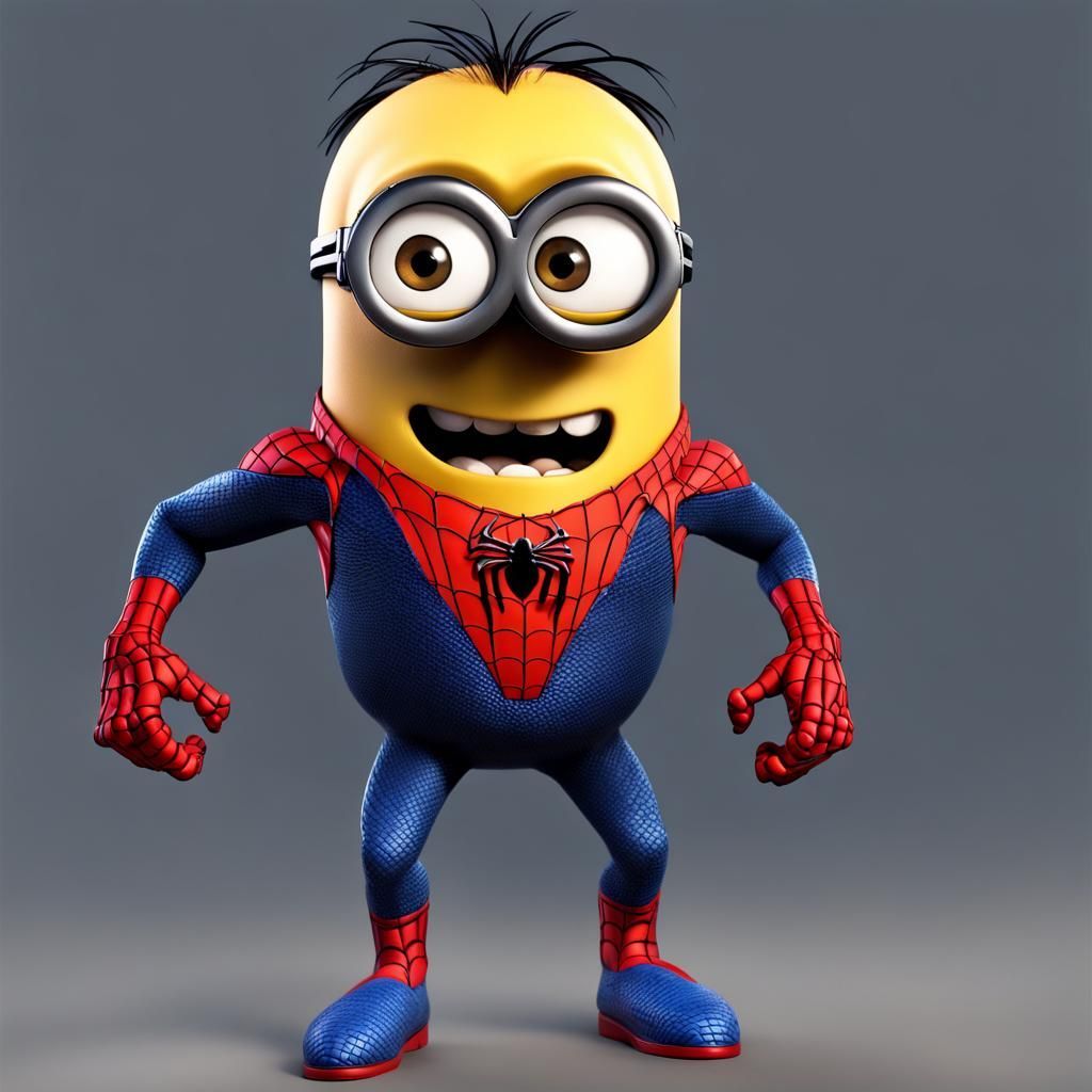 1024x1024 Minion Spiderman