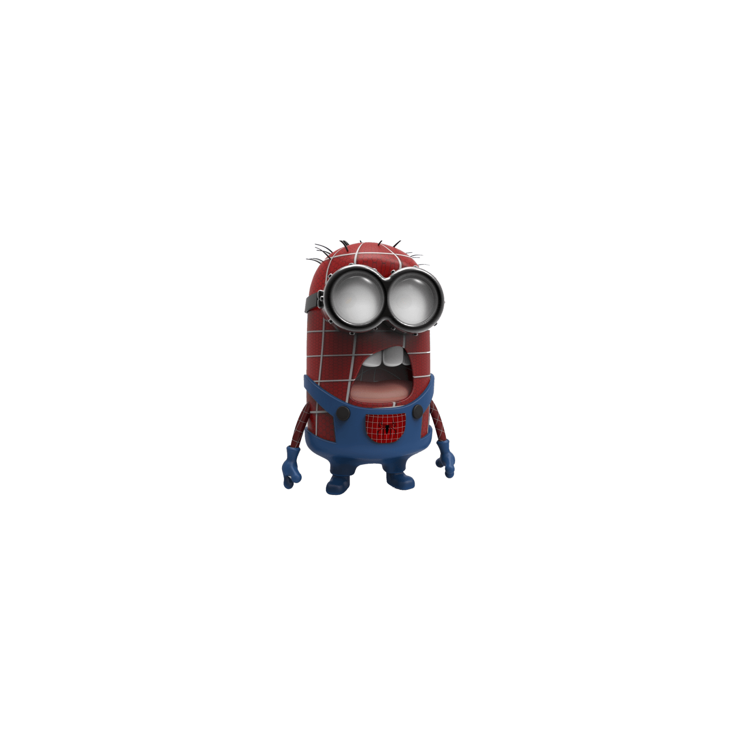 1440x1440 Sticker et autocollant Minion Spiderman