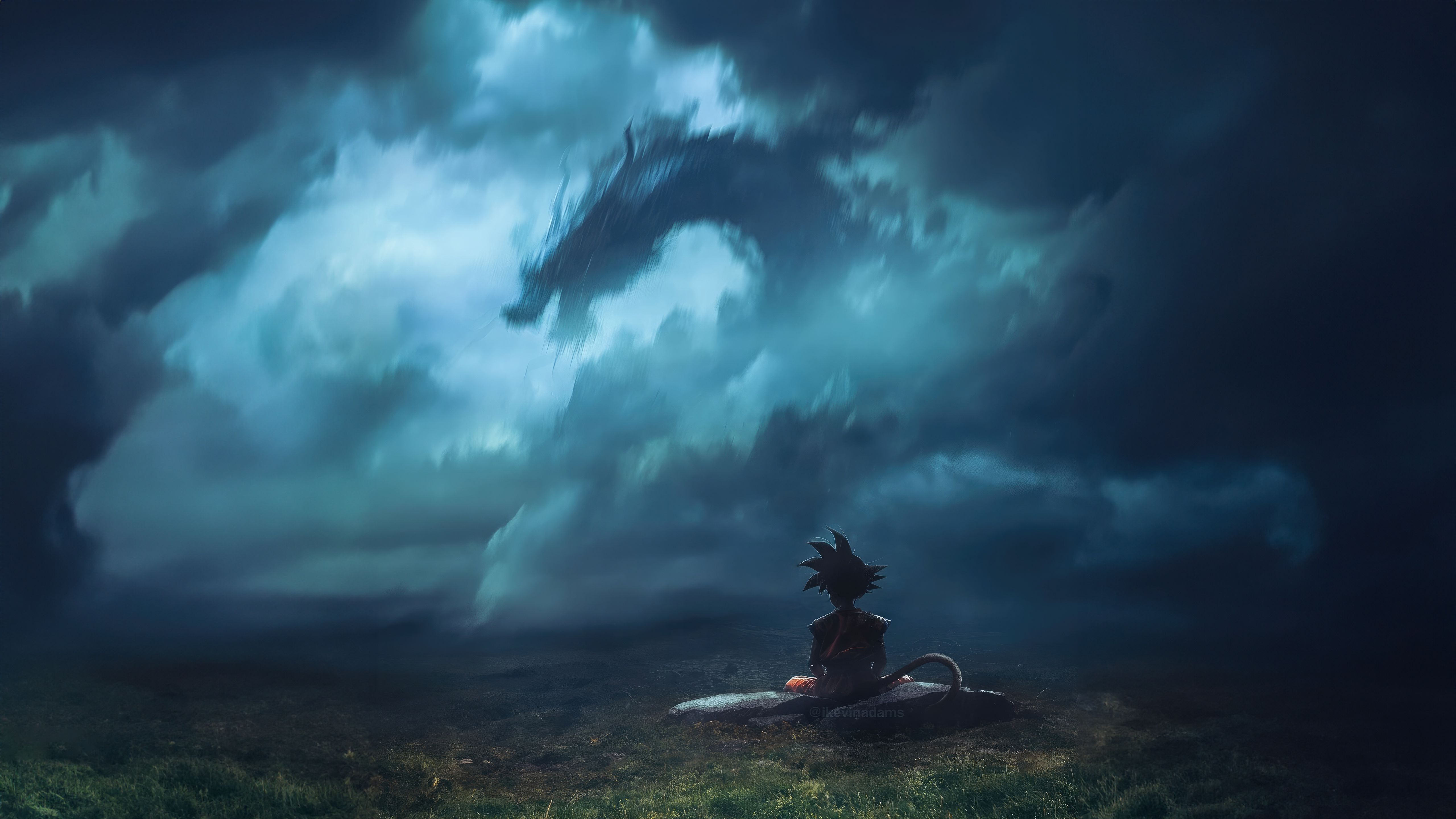 5120x2880 Goku And Shenron 5k Wallpaper, HD Anime Wallpaper, 4k Wallpaper, Image, Background, Photos and Picture