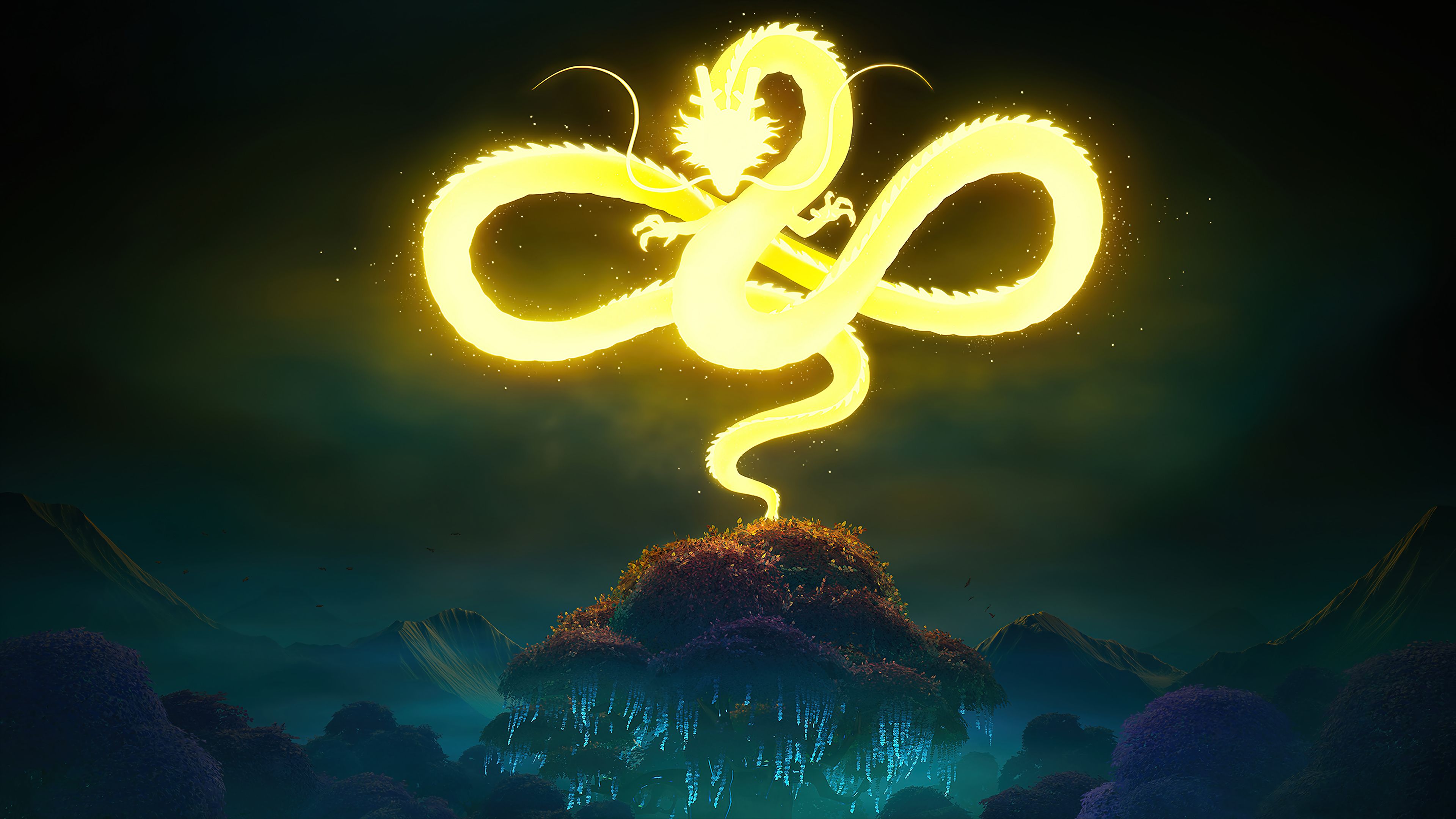 3840x2160 Dragon Ball Z Shenron Wallpaper