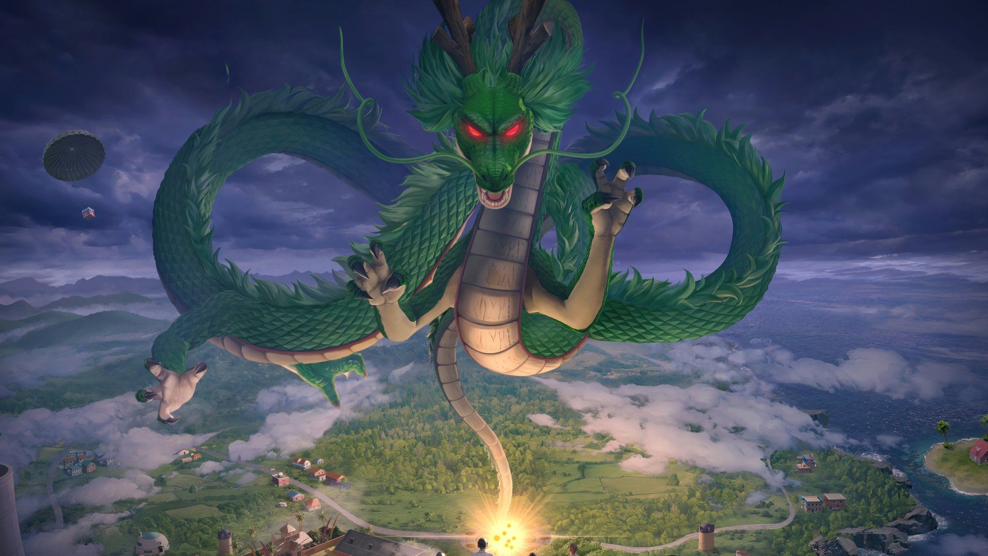 1920x1080 Epic Shenron & Battlegrounds 4K Ultra HD Wallpaperx2160