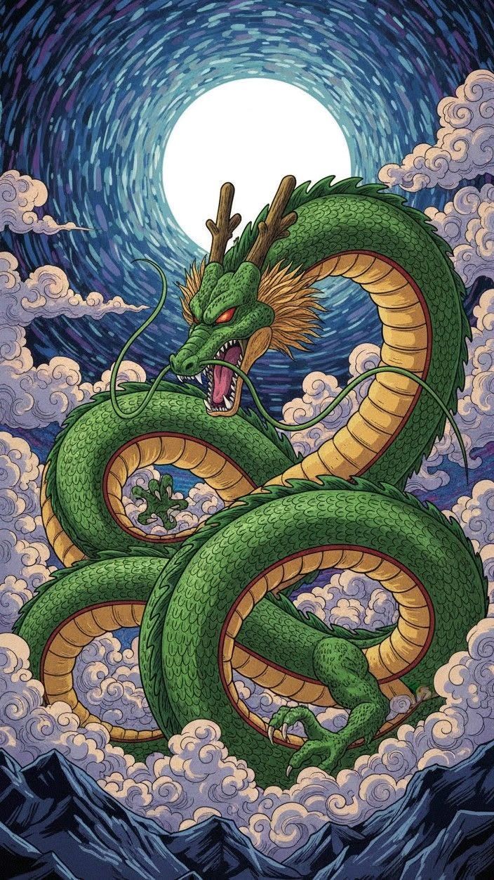 704x1252 Shenron Wallpaper Dragon Ball