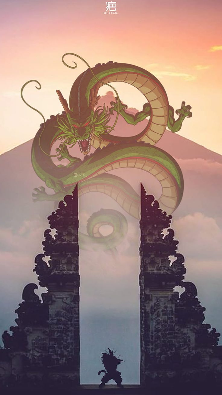 736x1308 Shenron Wallpaper