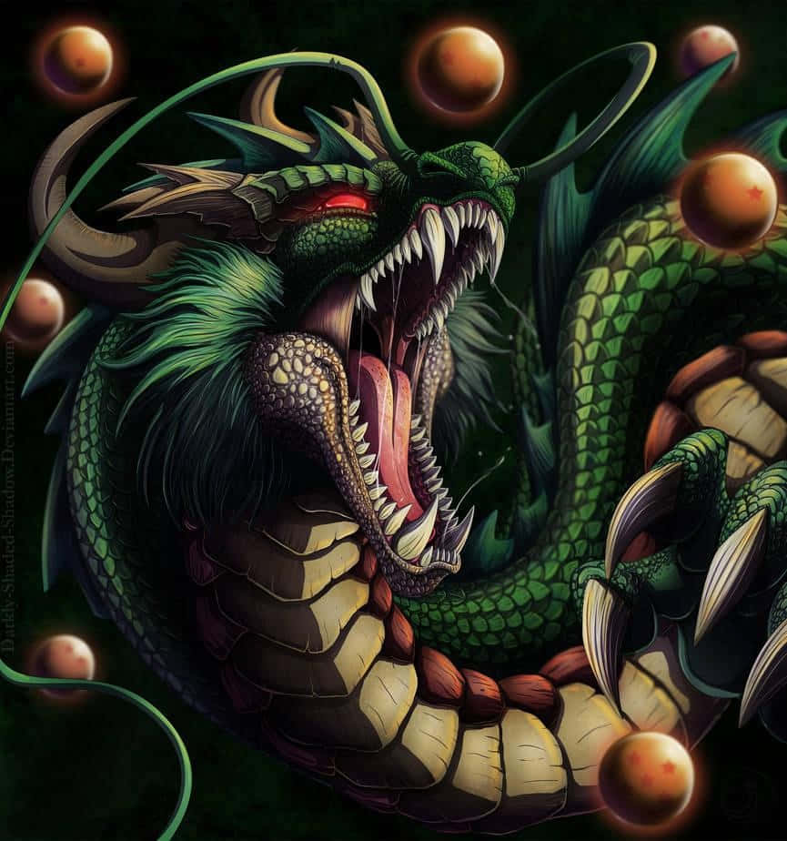 865x924 Download Majestic_ Shenron_ Artwork Wallpaper