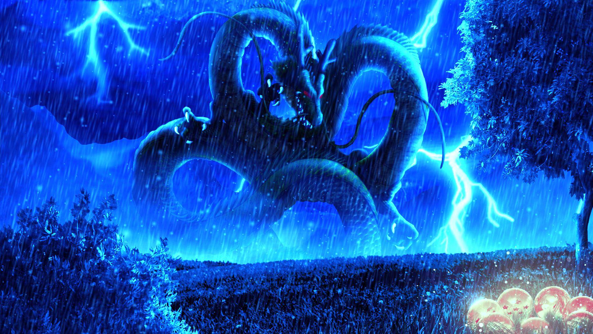 1920x1080 I decided to photohop Shenron. Do you like it?