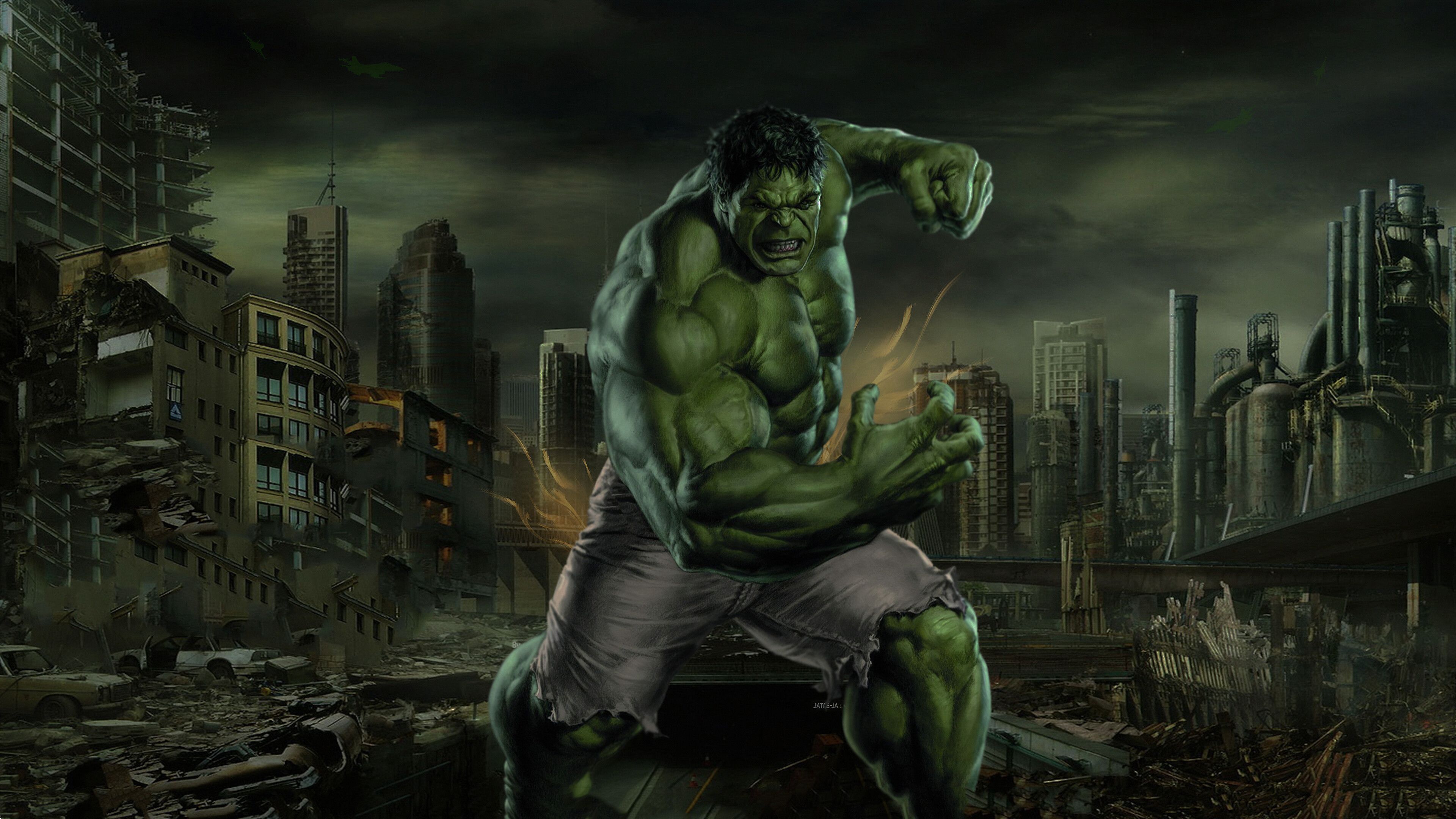 3840x2160 Hulk Wallpaper