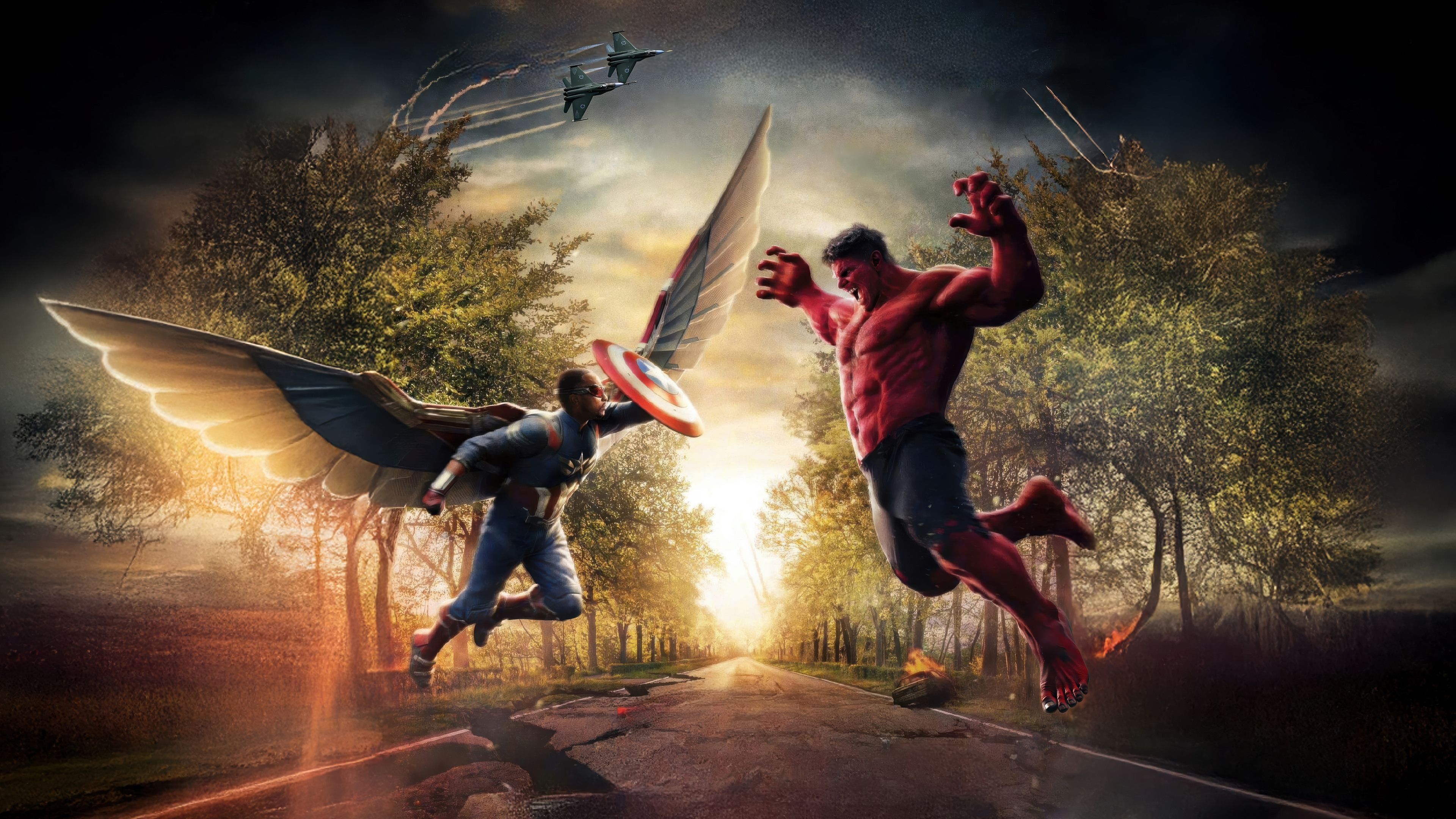 3840x2160 Red Hulk HD 4K Wallpaper PC & Phone