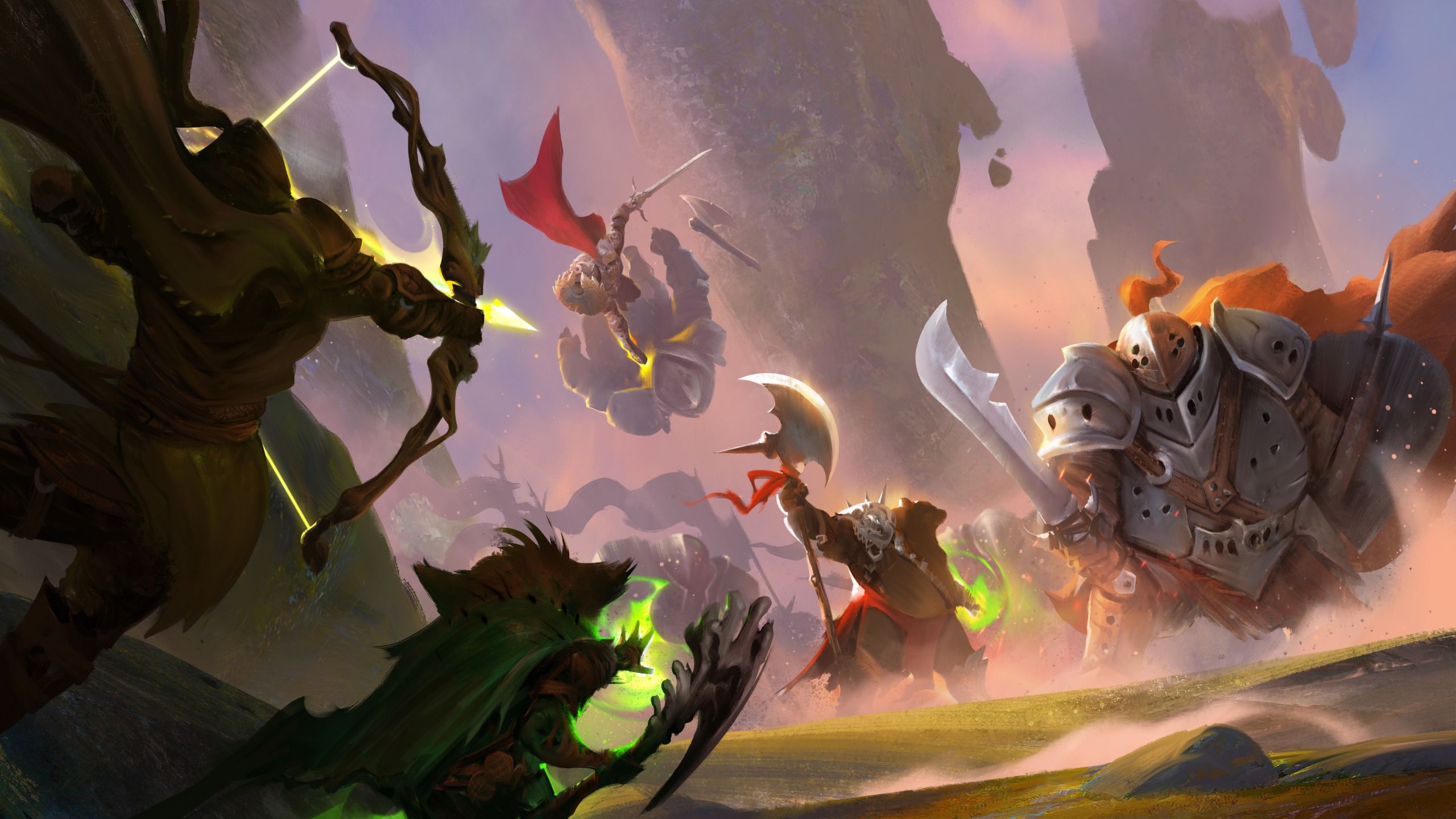 2560x1440 Guild Wars 3's approach to combat and movement is like nothing I've ever seen in an MMO before: 'One of our big goals when we make a new game in the Guild