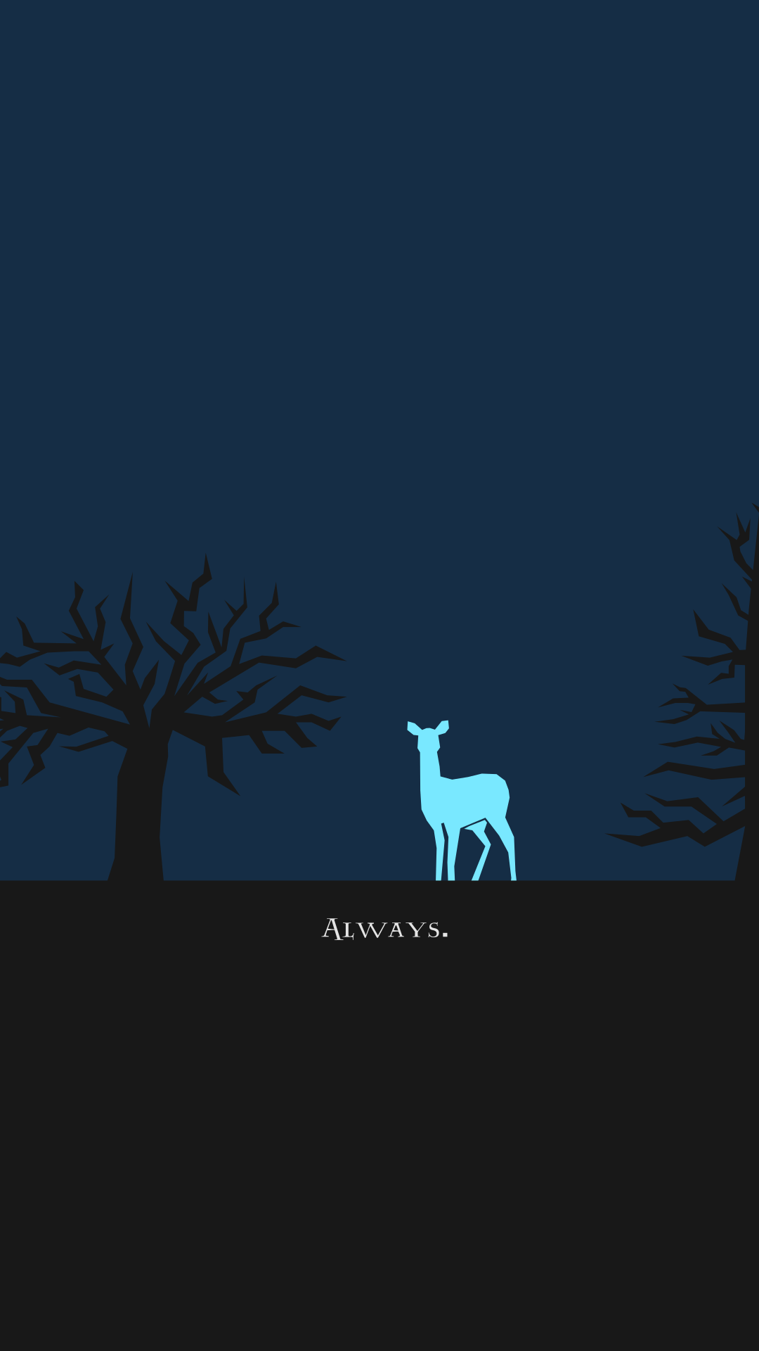 1080x1920 Minimalist Ravenclaw Wallpaper