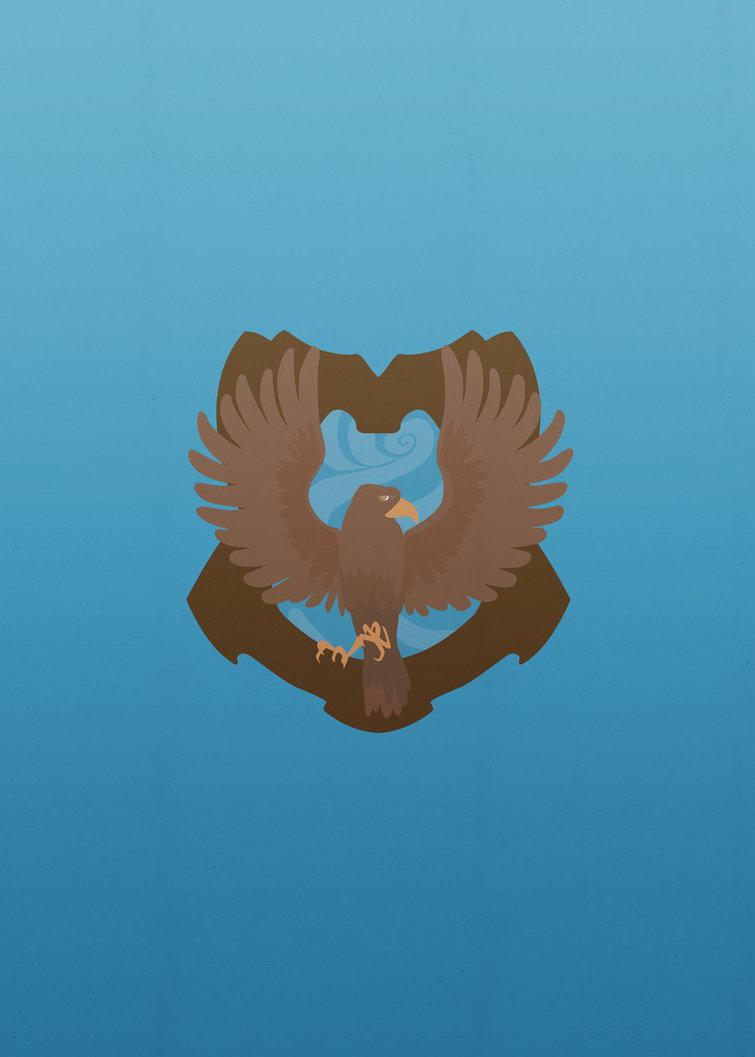 755x1057 Minimalist Ravenclaw Wallpaper