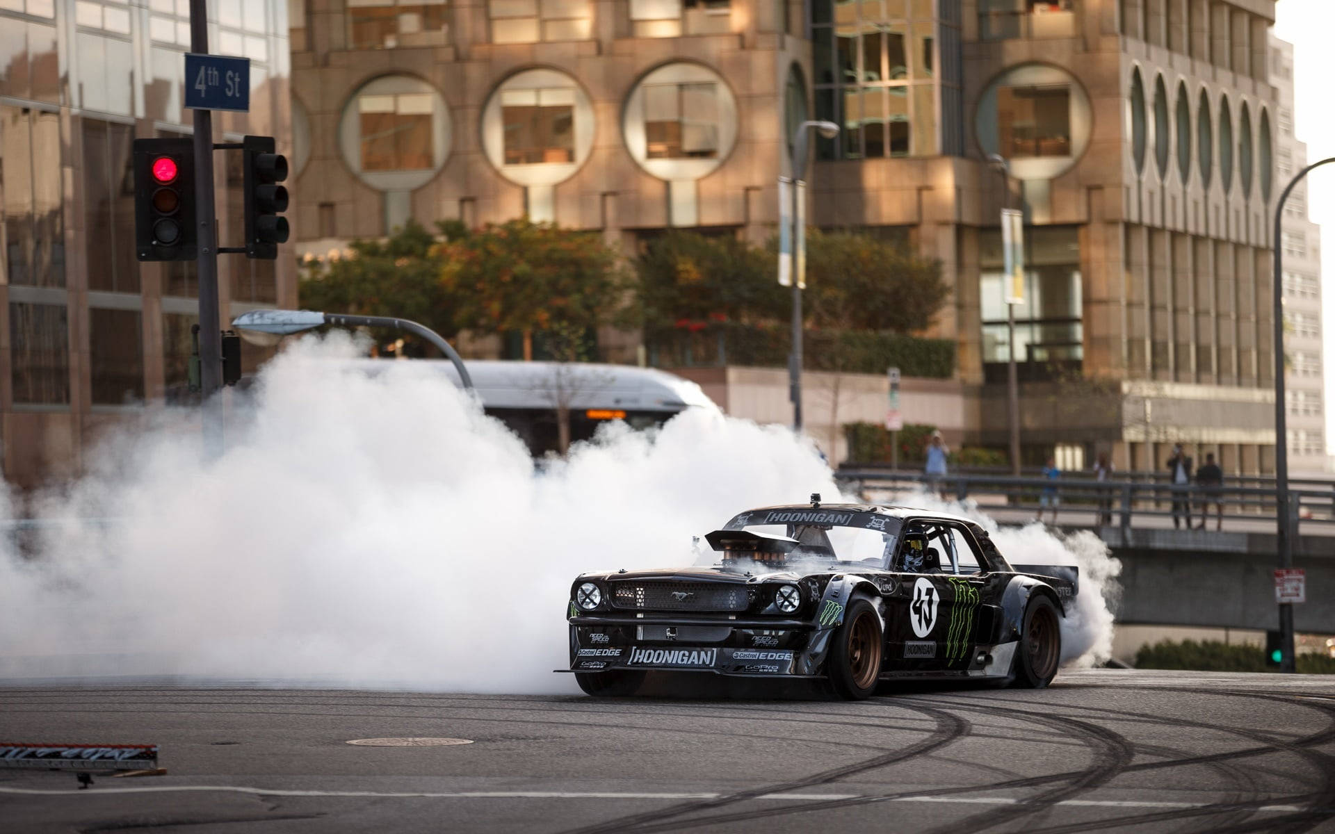 1920x1200 Download Stunning Beast on Track Ford Mustang DriftingAction Wallpaper
