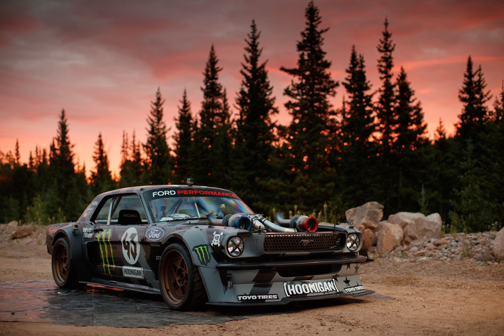 1920x1280 Wallpaper Mustang, Ford, Ken Block, Hoonicorn, 1400HP, Larry Chen for mobile and desktop, section ford, resolution 1920x1280