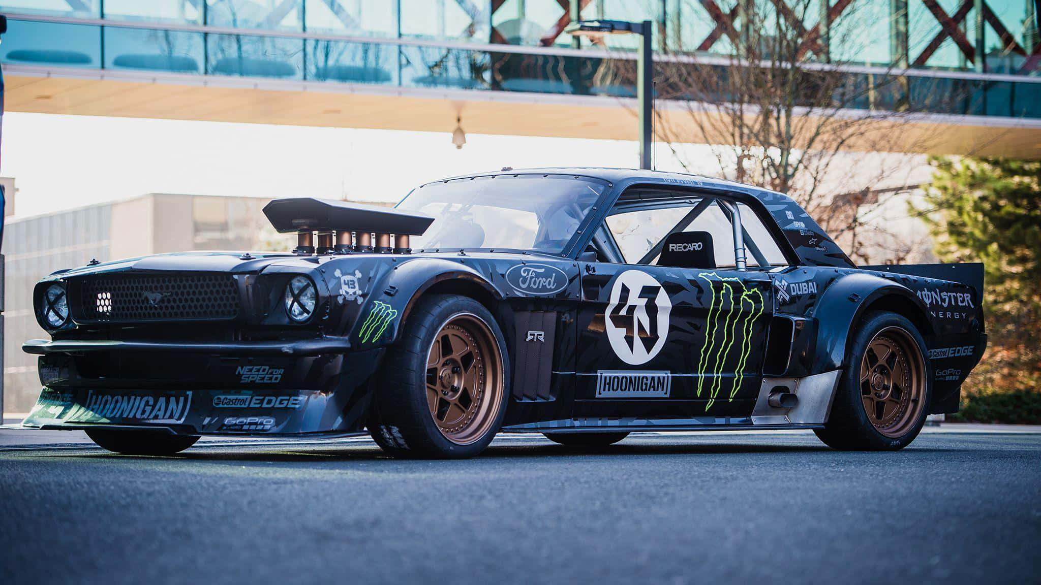 2048x1152 Download Ken Block Hoonigan Ford Mustang Wallpaper