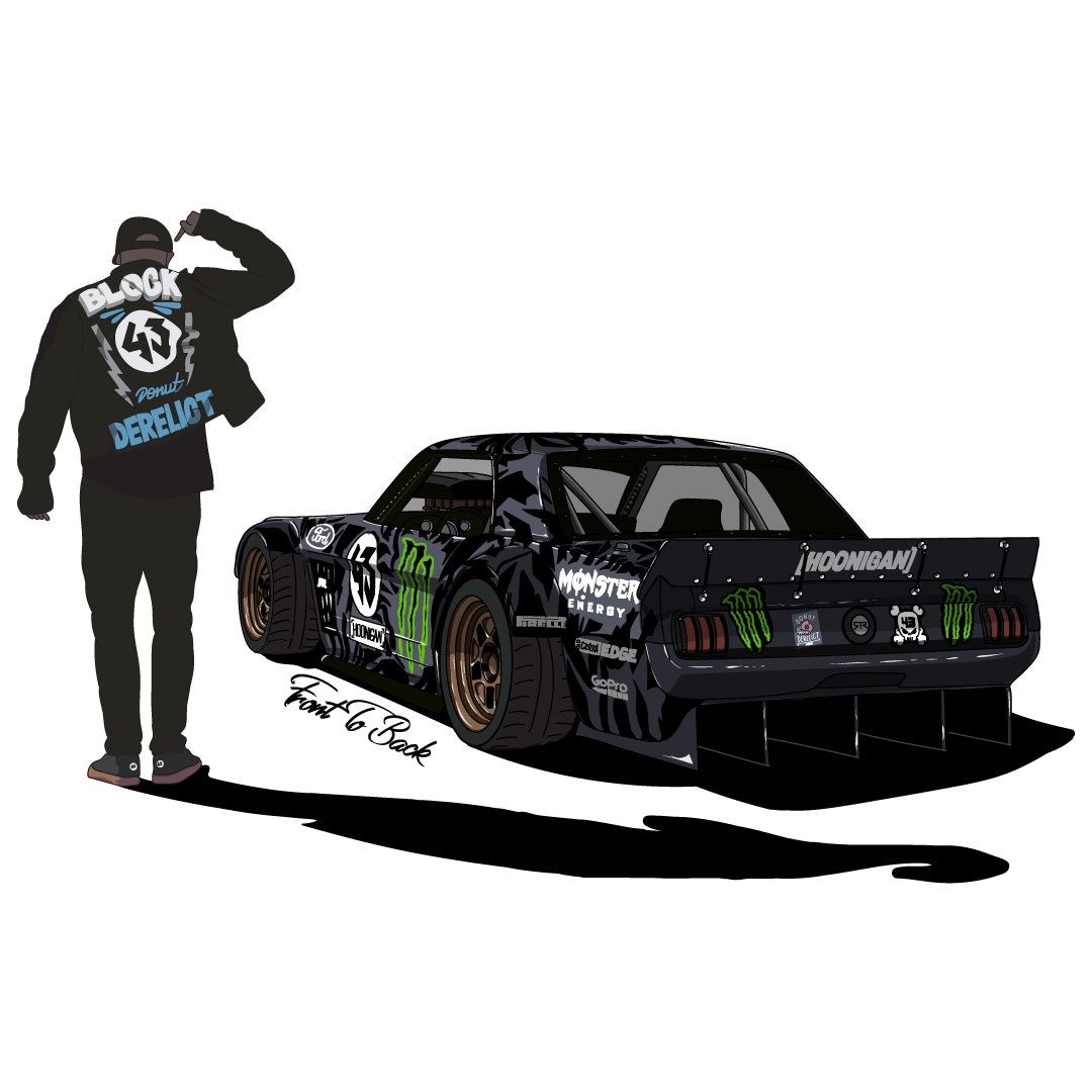 1080x1080 Hoonigan Racing Hoonicorn Ford Mustang Custom Poster