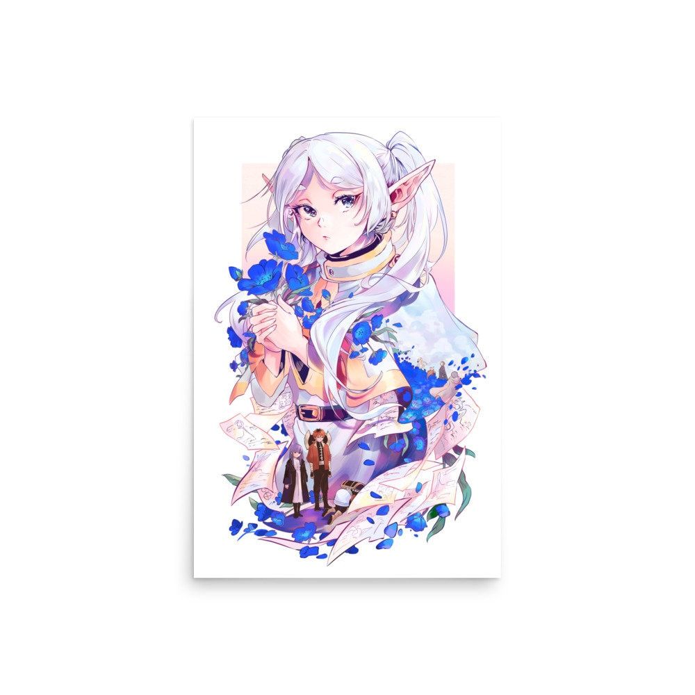 1000x1000 Sousou No Frieren (frieren: Beyond Journey's End) Print Poster for the Funeral