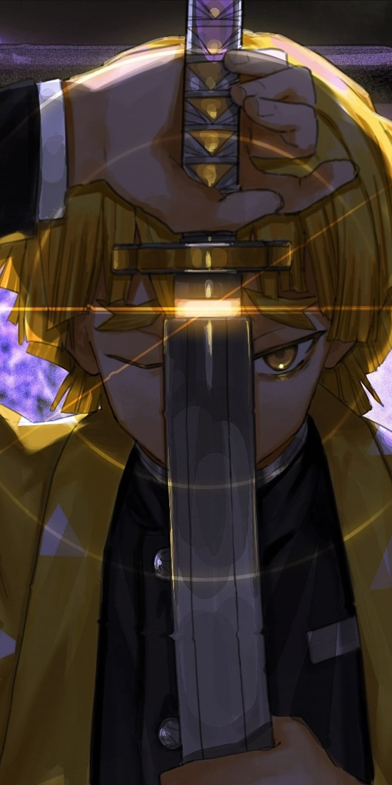 800x1600 Kimetsu no yaiba, anime, boy, random, sowrd, HD phone wallpaper