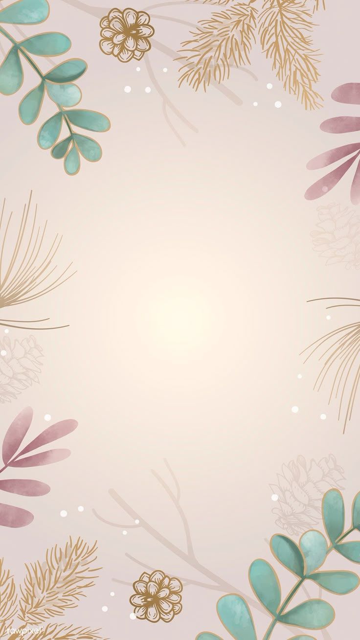 736x1308 Download premium vector of Blank leafy frame mobile wallpaper vector by Kappy about iphone wallpaper, floral wallpaper design vector, forest phone wallpaper, floral frames, and frame instagram story pink 1229842