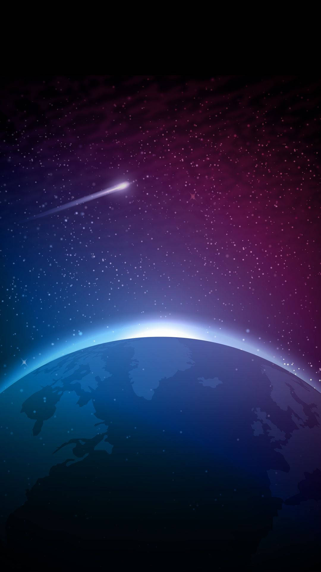 1080x1920 Download Earth Vector Art Space Phone Wallpaper