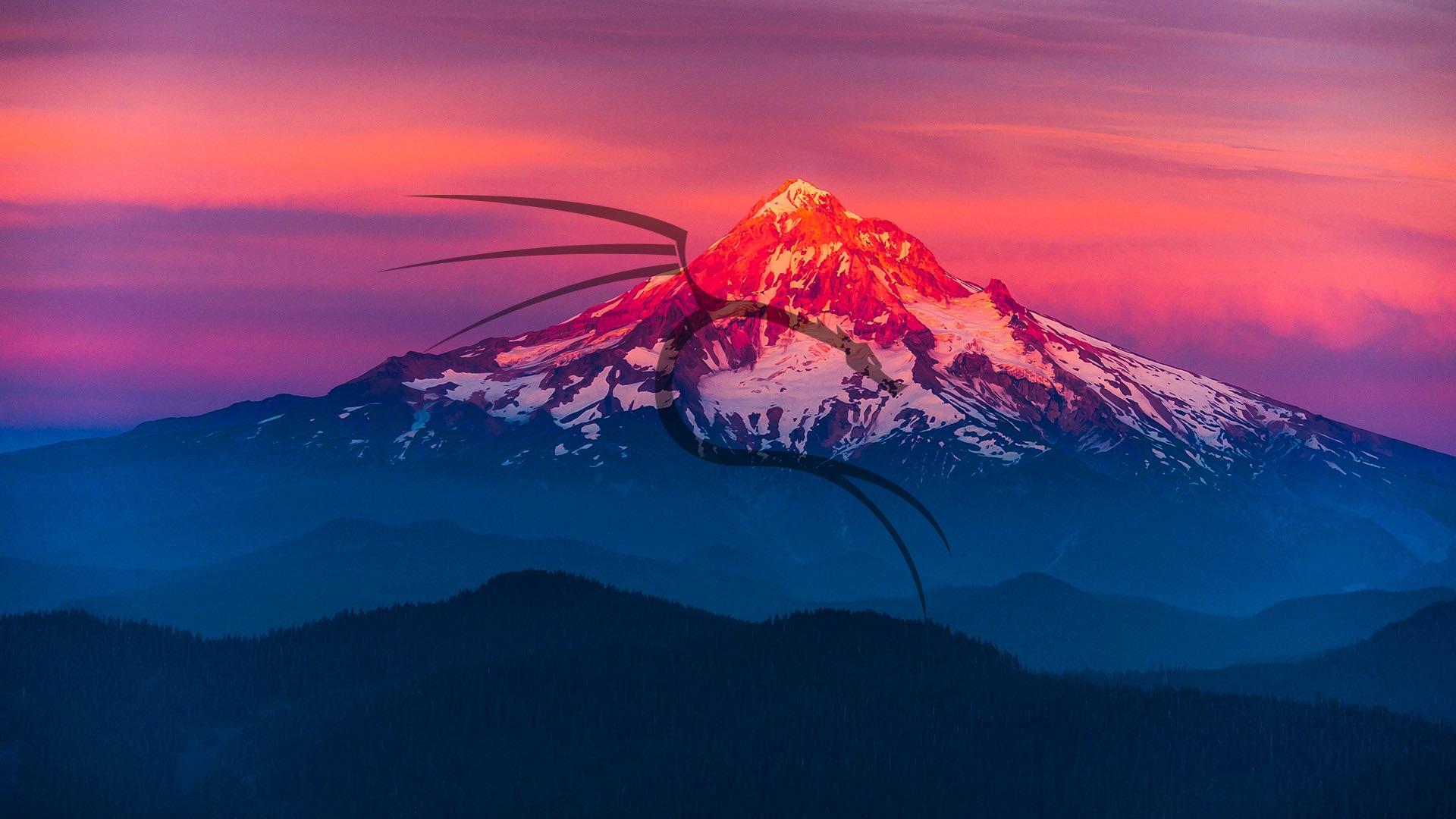 1920x1080 Put The Kali Linux Logo In Front Of A Picture Fro R EarthPorn. Makes A Good Background