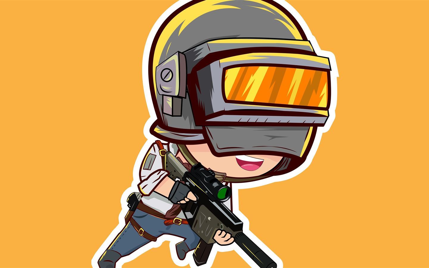 1440x900 pubg soldier minimal 8k MacBook Air Wallpaper Download