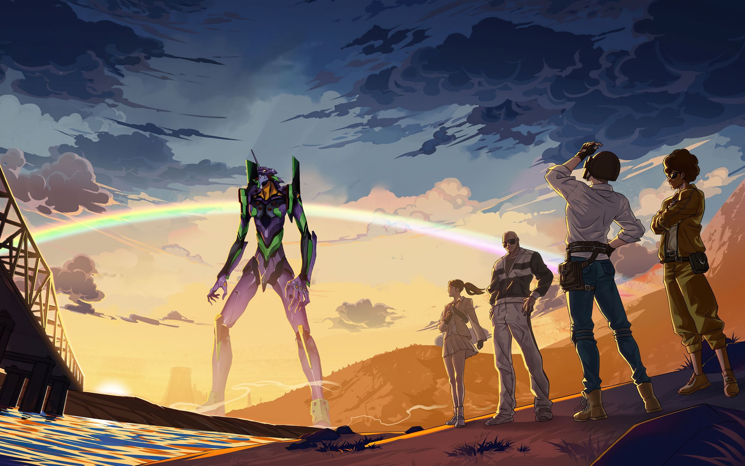 2560x1600 pubg evangelion 2022 5k iMac Wallpaper Download
