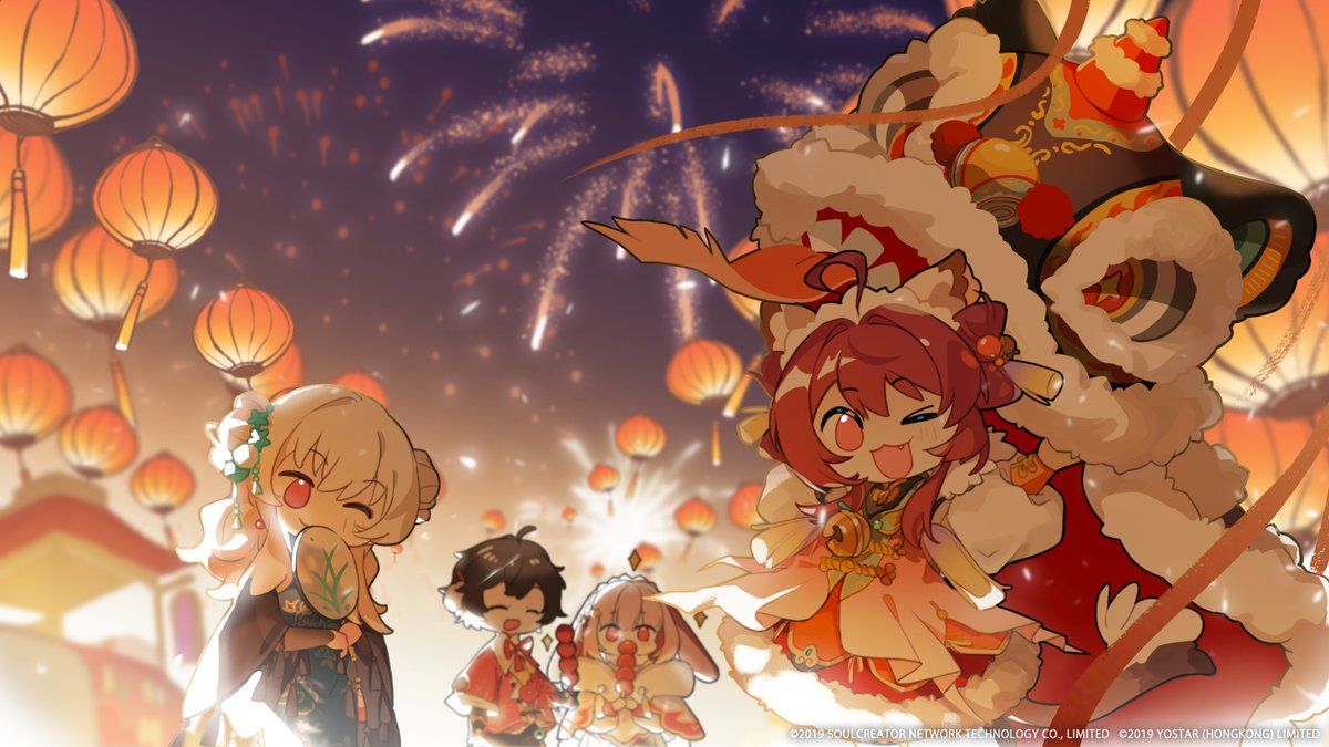 1200x675 Mahjong Soul Official On X: [Wallpaper Commemoration] Here's The Special Mahjong Soul Wallpaper For Jyanshi Sama. Put The Characters In The Shrine On Your Phone Computer Now! We Had A Great Time Today