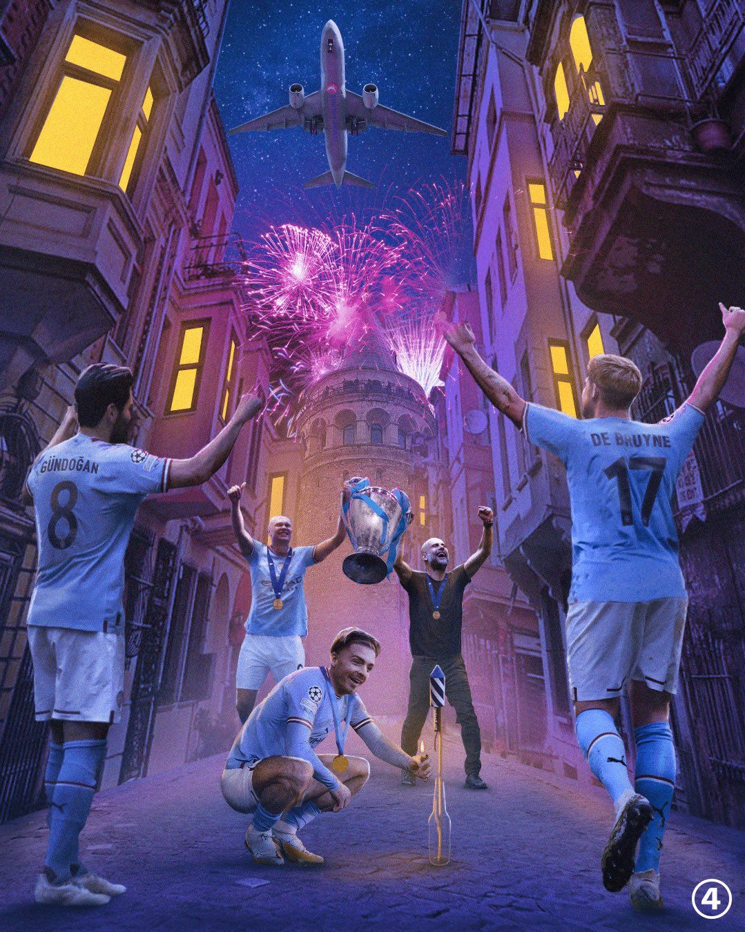 1079x1350 Manchester City UEFA Champions League 2023 Champions Desktop Wallpaper