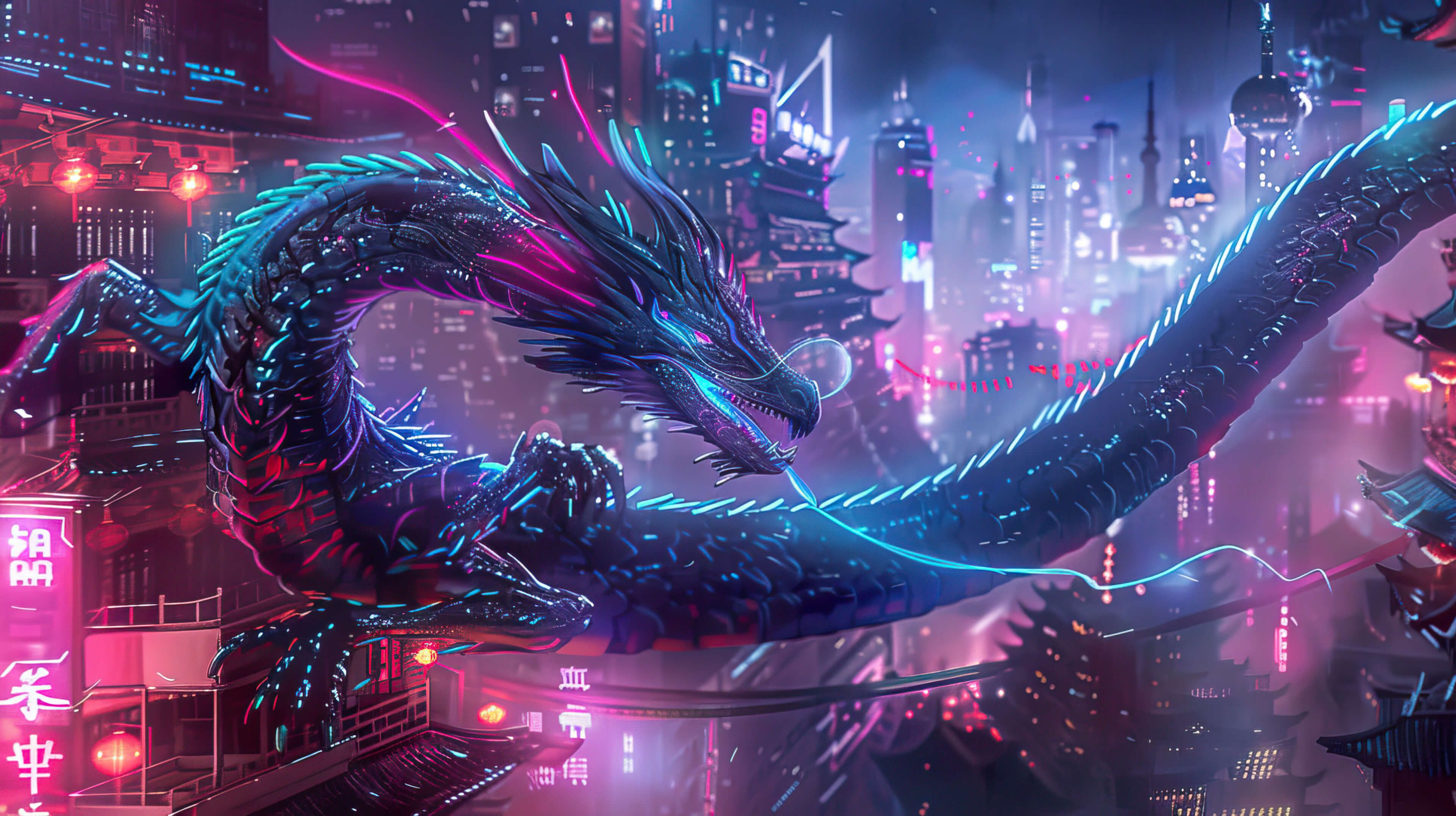 3840x2152 Cool Dragon Wallpaper, Free, 4k