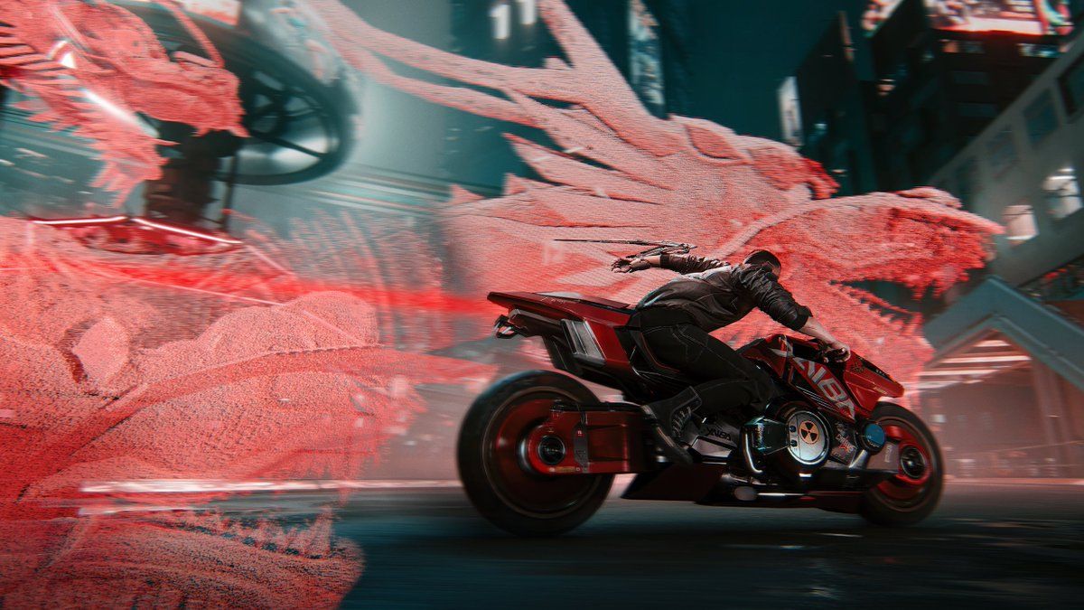 1200x675 Teo on X: #Cyberpunk2077 Dragon Rider Inspired by the official wallpaper Otis_Inf Camera Tools. CyberLit. Mods. Reshade. Camera Raw / X