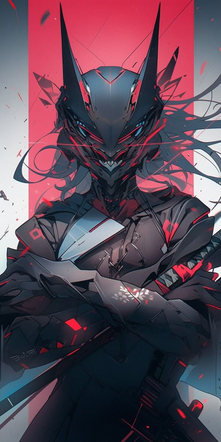 736x1472 Mecha kitsune. Cyberpunk dragon mask, Cyberpunk dragon wallpaper, Gundam