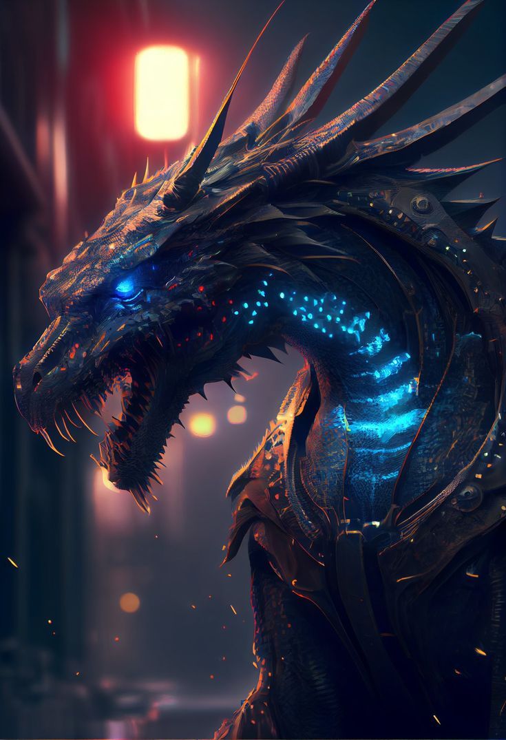 735x1075 Dragon AI Art