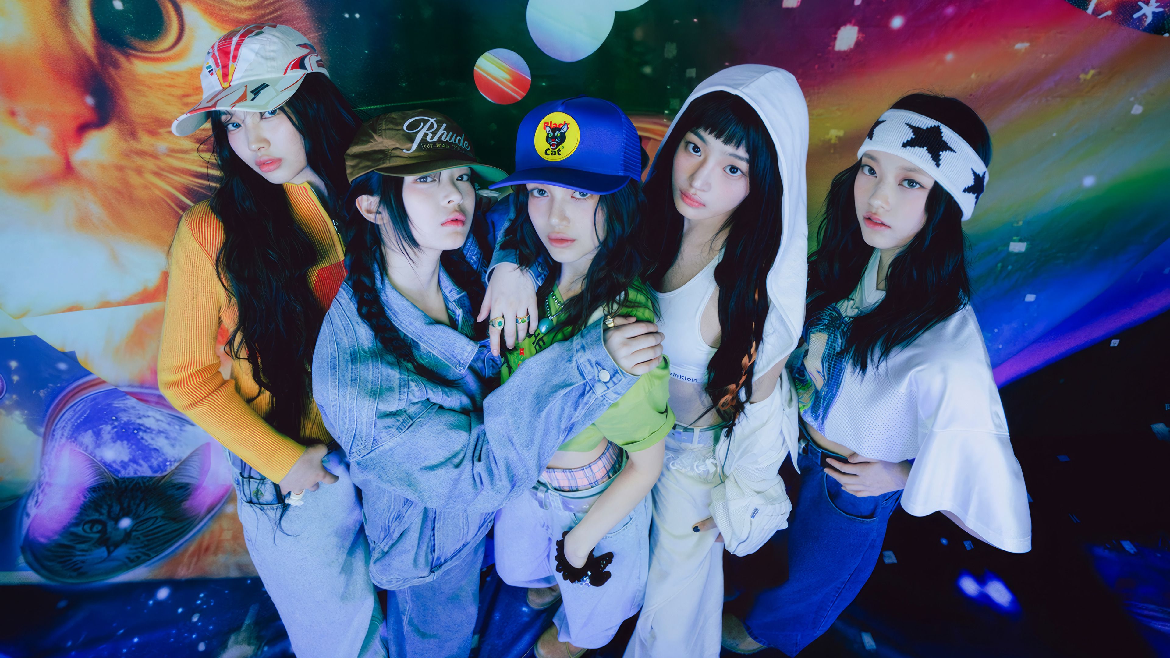 3840x2160 NewJeans Supernatural All Members Wallpaper 4K HD PC b