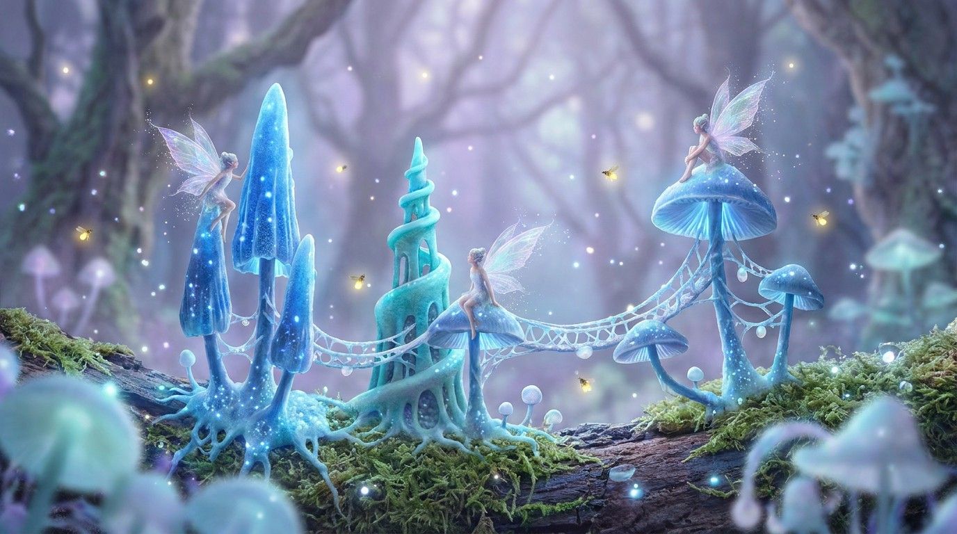 1376x768 Download Enchanted Fairy Kingdom Image, Fantasy, Magical