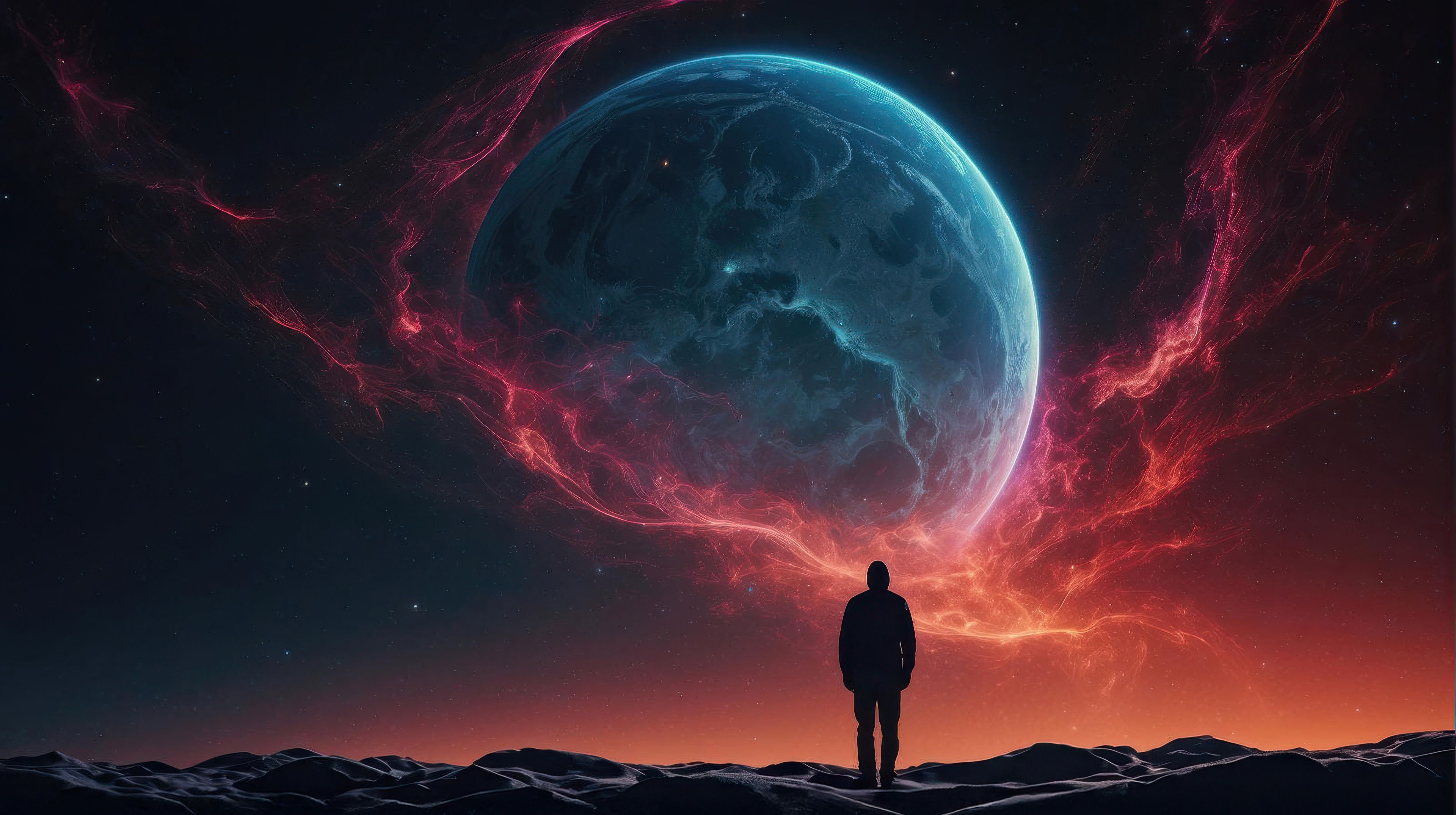 3840x2150 Standing At The Edge Of Infinity Wallpaper, HD Artist Wallpaper, 4k Wallpaper, Image, Background, Photos and Picture
