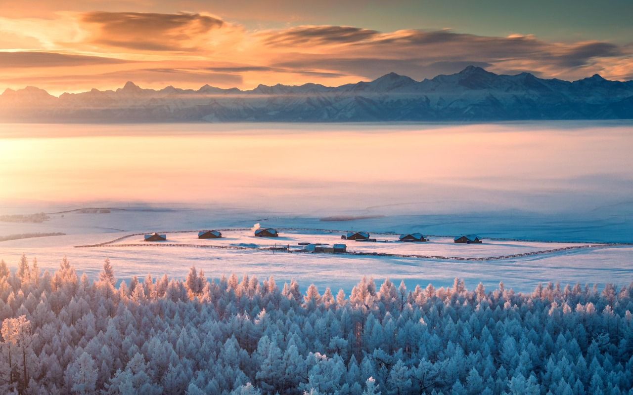 1280x800 Mongolian Winter photo adventure trip