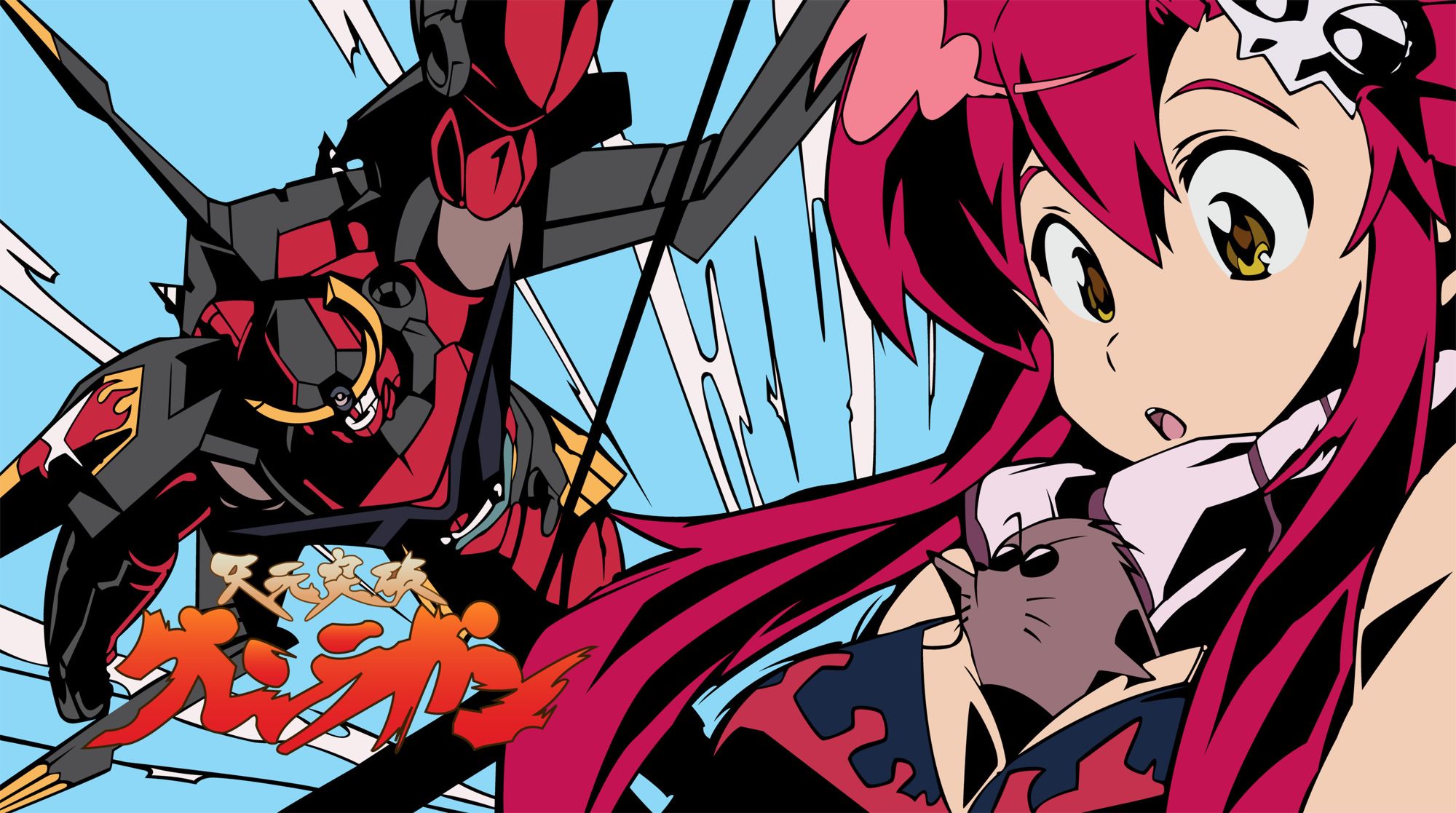 2000x1117 Desktop wallpaper: Yoko Littner, Anime, Tengen Toppa Gurren Lagann 4K free download for PC. 181845
