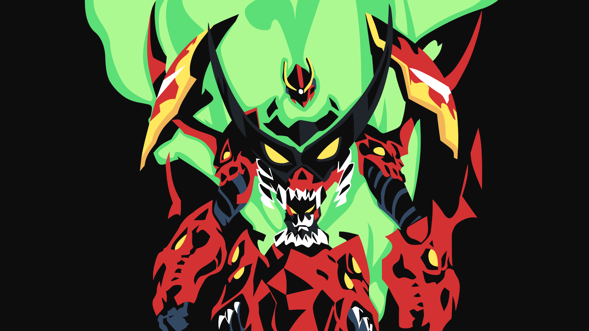 1920x1080 Tengen Toppa Gurren Lagann Minimalist By Yuki Nehx1080