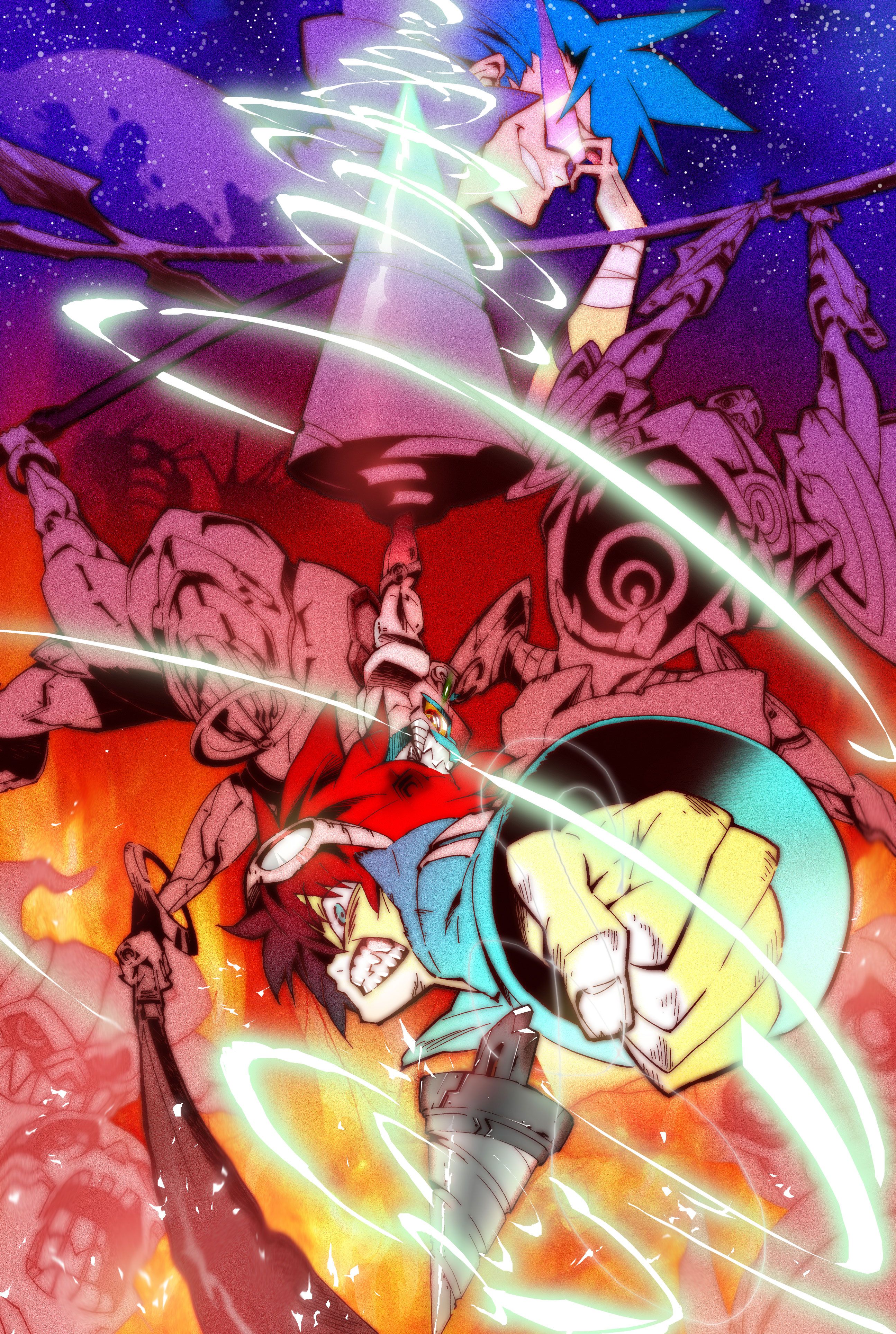 2589x3852 Tengen Toppa Gurren Lagann Mobile Wallpaper Anime Image Board
