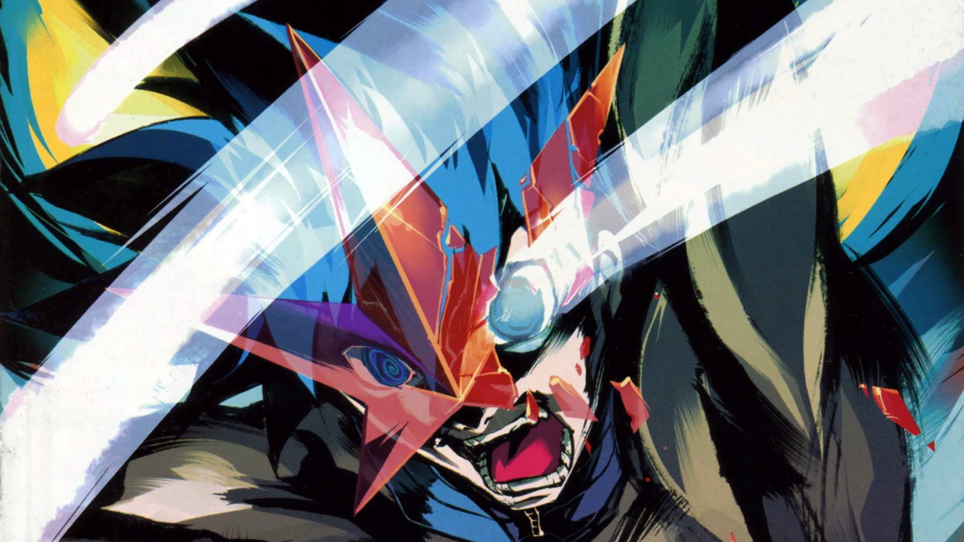 1920x1080 Multicolored man's face painting, Tengen Toppa Gurren Lagann, Simon HD wallpaper