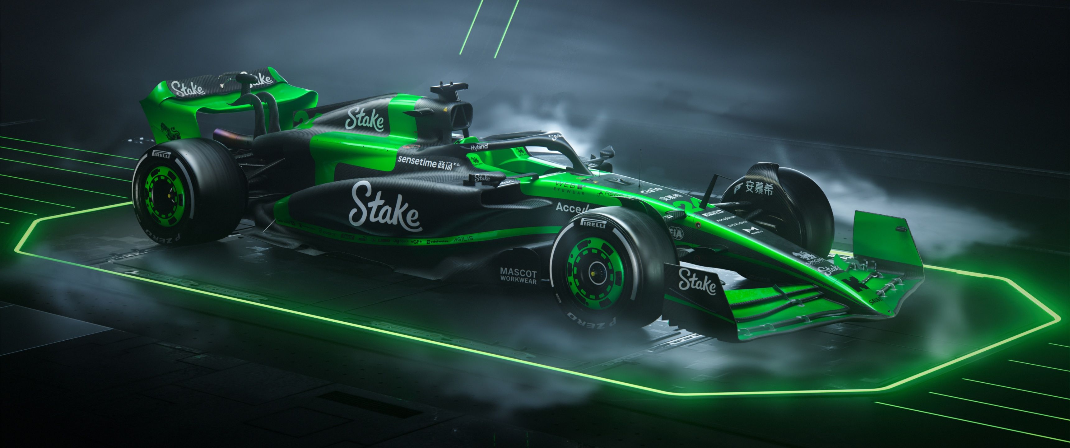 3440x1440 Sauber C44 Wallpaper 4K, Formula 1 Dark background