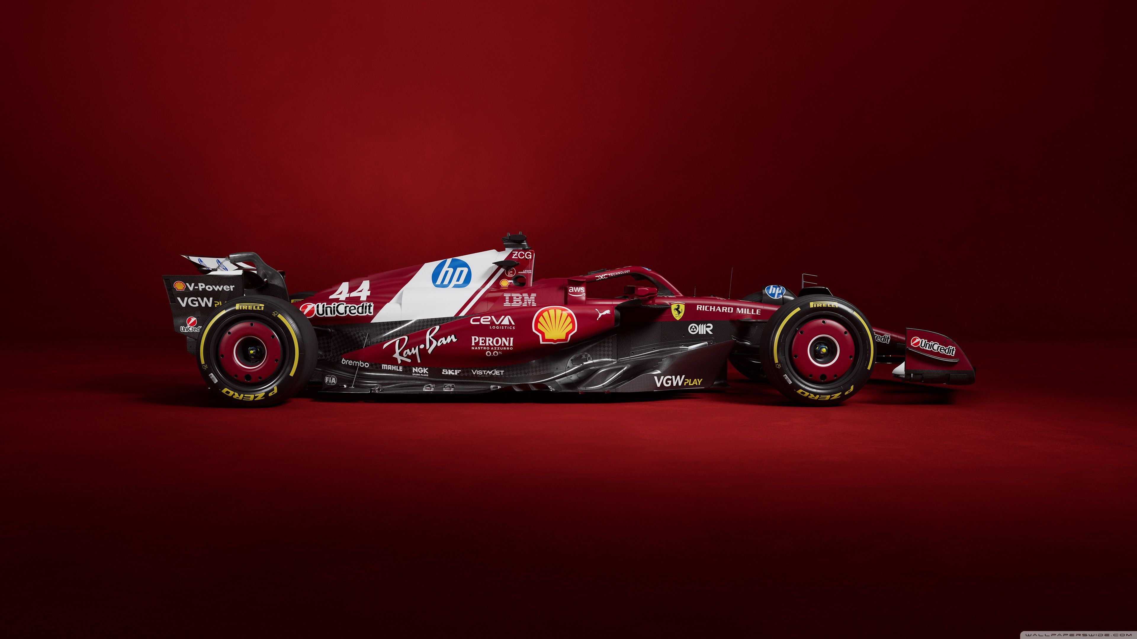 3840x2160 Ferrari F1 2025 4K UHD Wallpaper for UltraHD Desktop and TV : Widescreen and UltraWide Display : Dual Monitor