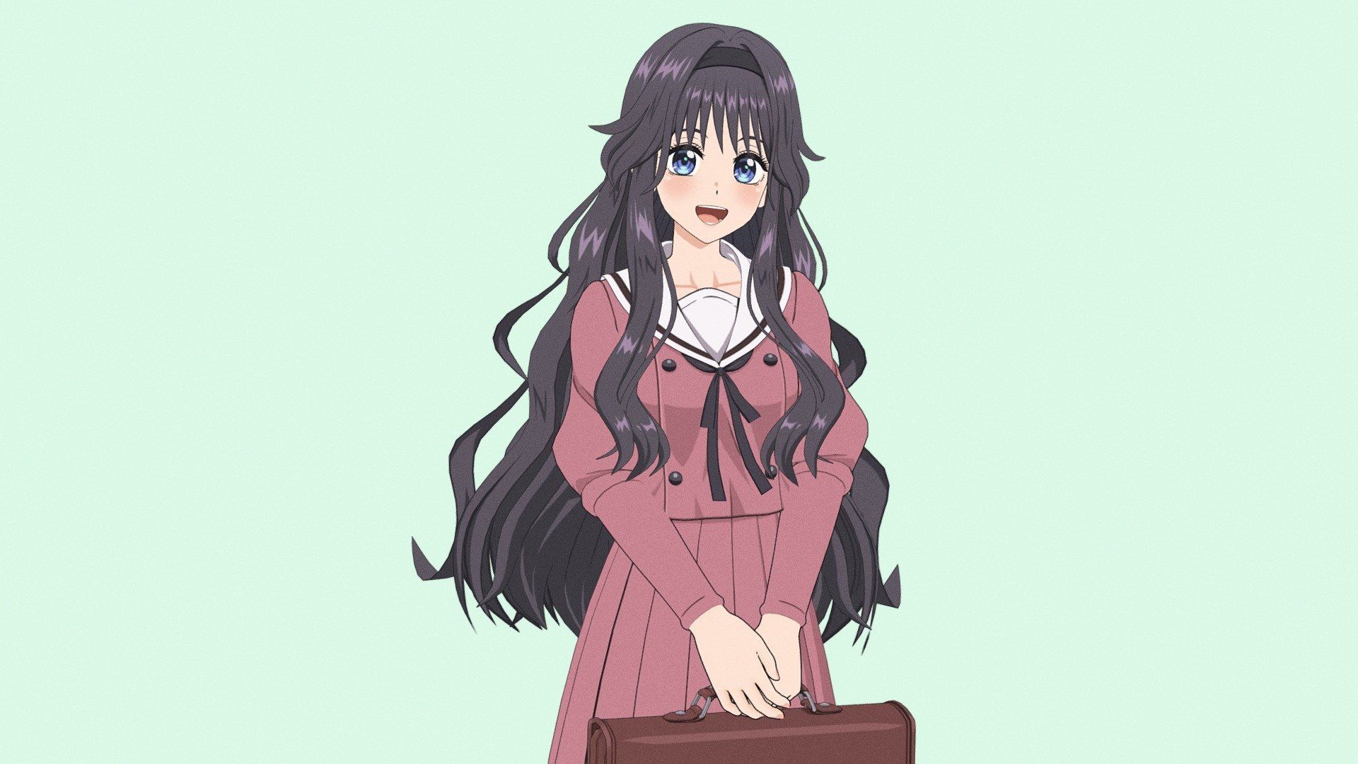 1920x1080 Waguri Kaoruko (Kaoru Hana) model by tarako_ko [19fa2e5]