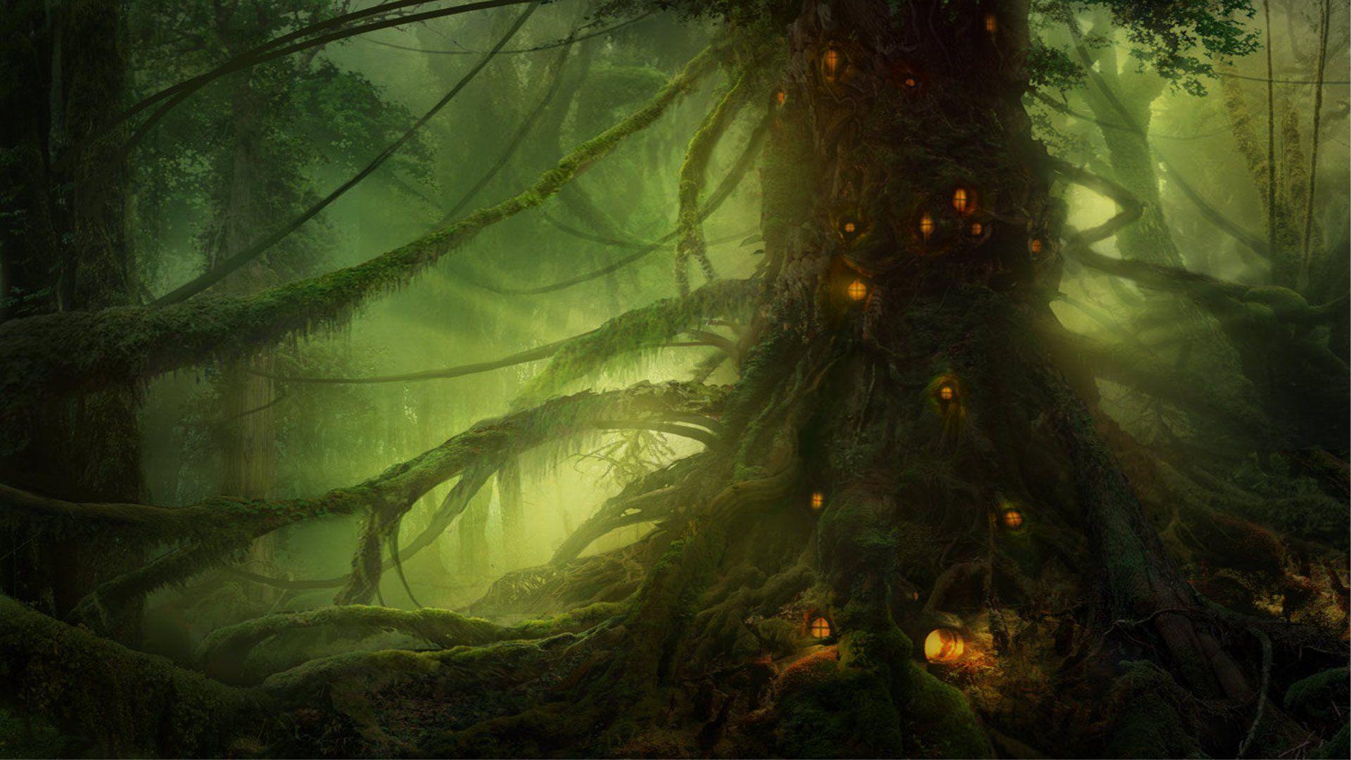 1920x1080 Free download Wallpaper Forest Abstract Anime Art Drawing Fantasy Forest Light [1920x1080] for your Desktop, Mobile & Tablet. Explore Anime Forest Background. Background Forest Anime, Anime Background Forest, Anime Forest Wallpaper