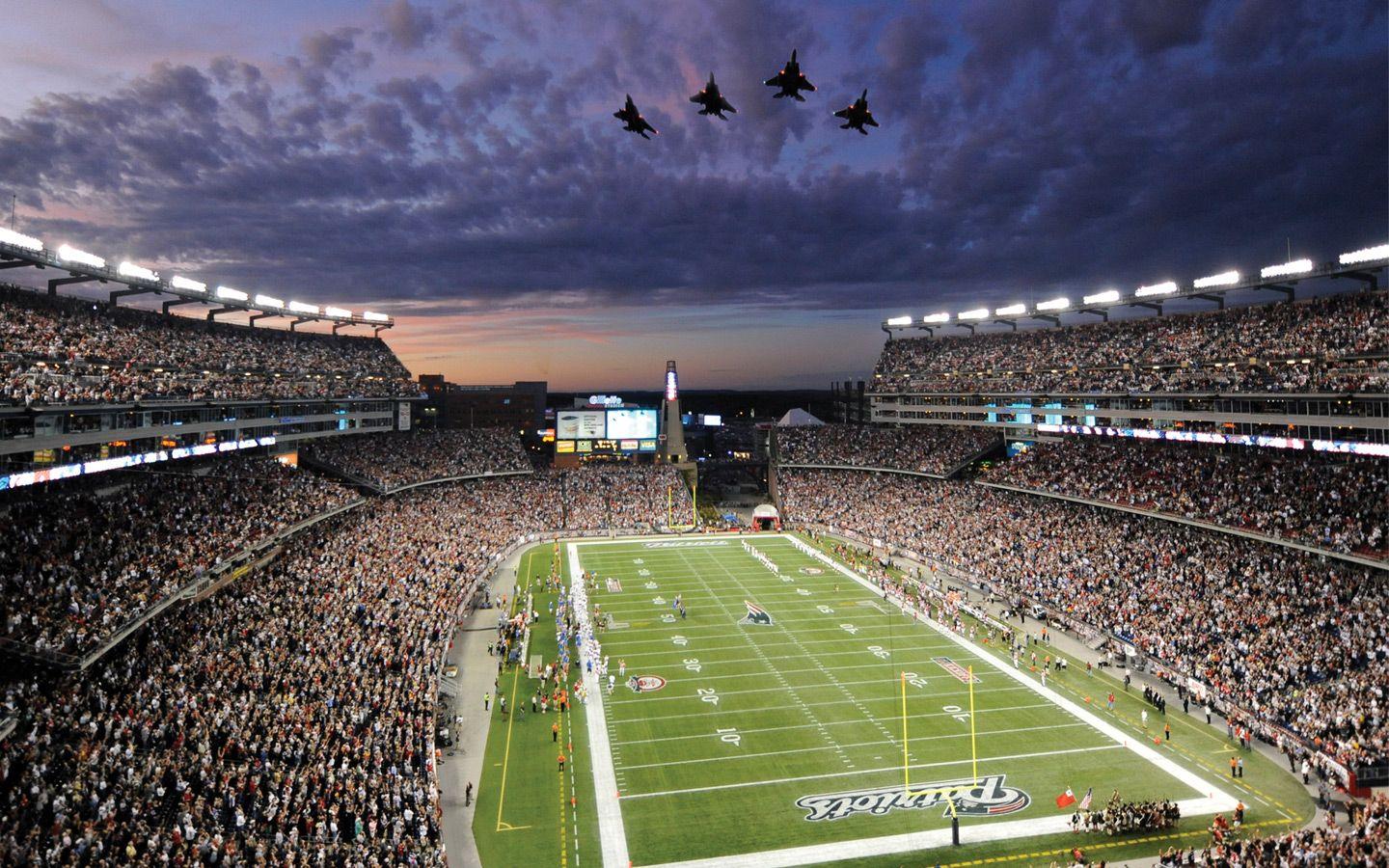 Hình nền cầu vượt 1440x900 Sân vận động Gillette (1440 x 900).  Đồ họa Patriots