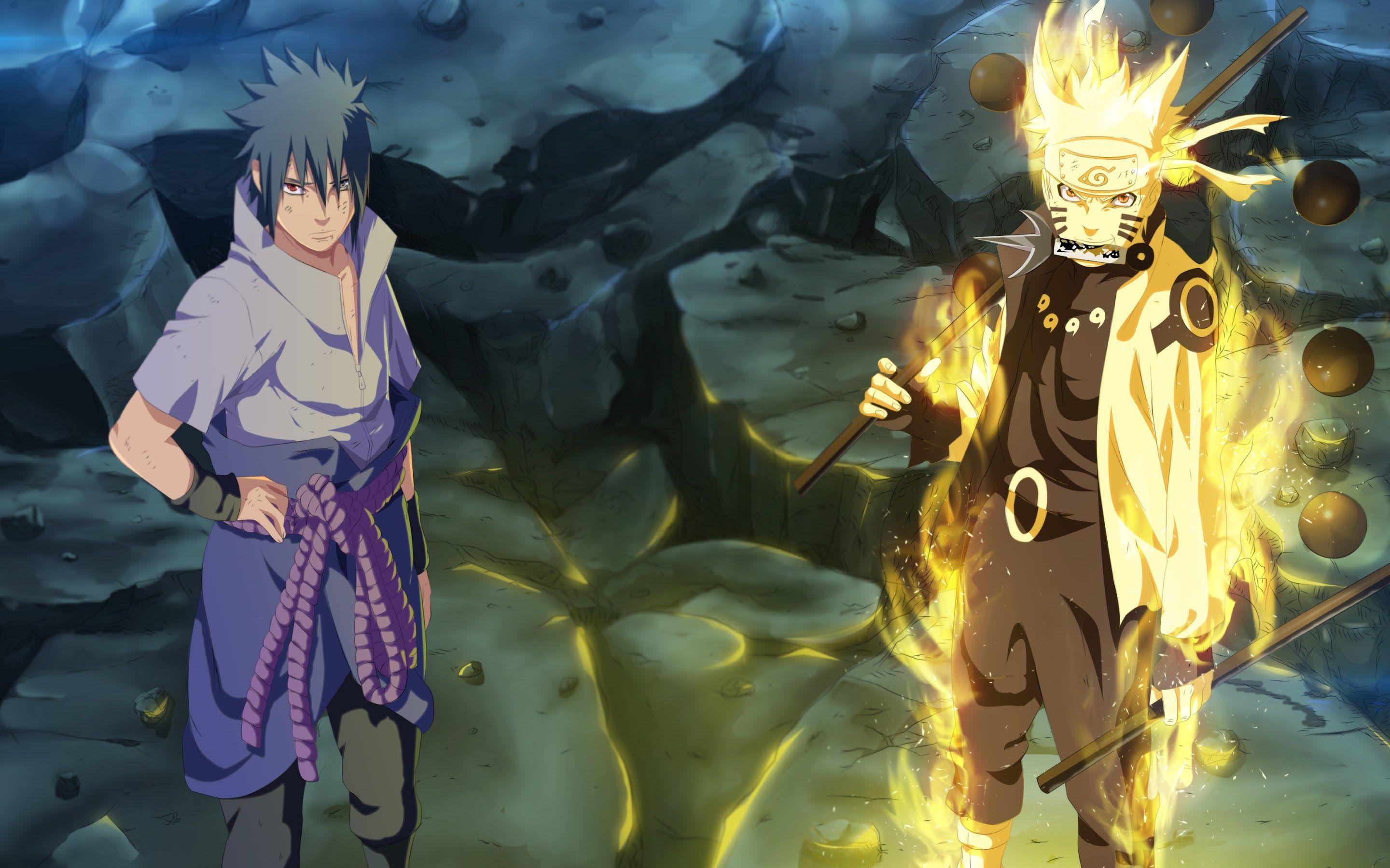2880x1800 Naruto Sasuke 4K Wallpaper