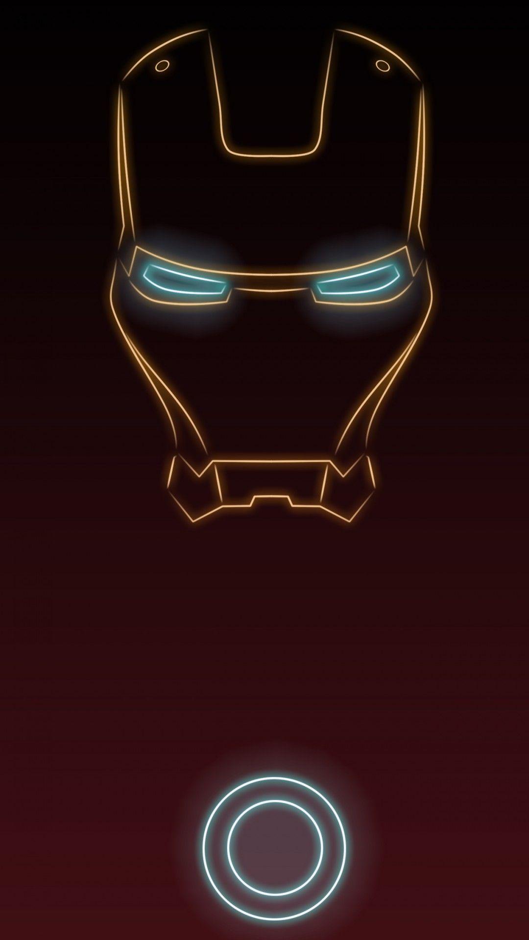1080x1920 High Resolution Iron Man Logo Wallpaper