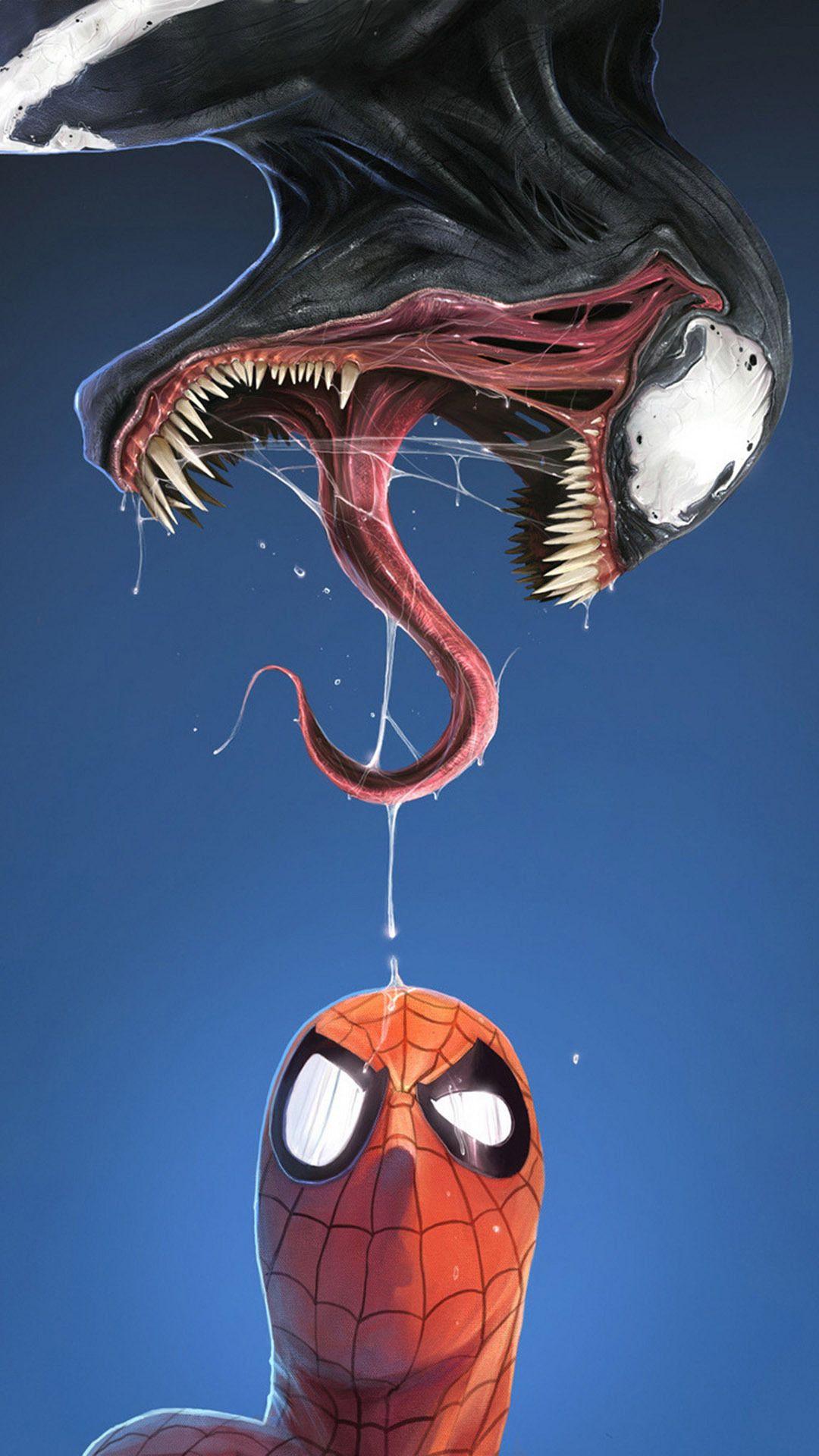 1080x1920 Download Spider Man And Venom 1080 x 1920 Wallpaper