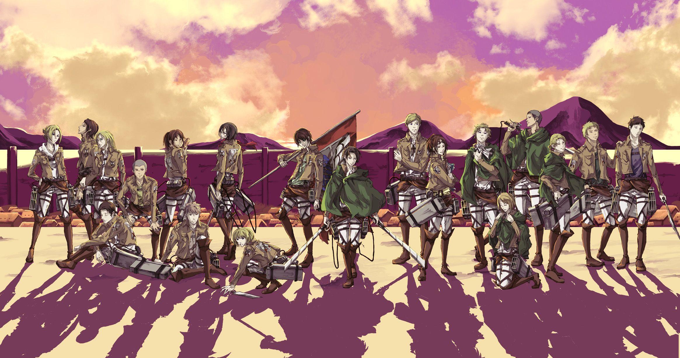 2330x1226 Attack on Titan Wallpaper Anime Image Board